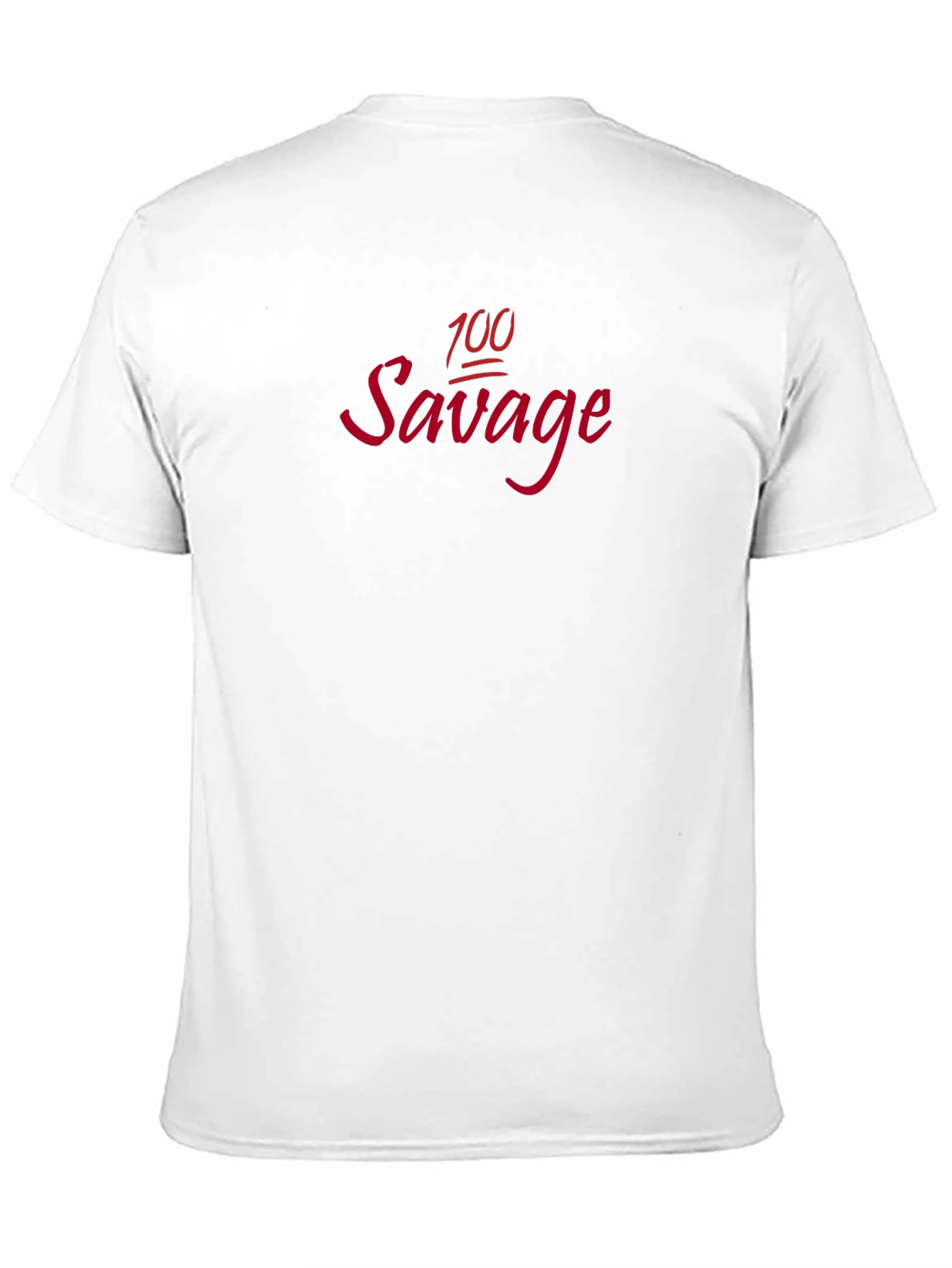 100 Savage Graphic Tee - Trendy Statement Shirt