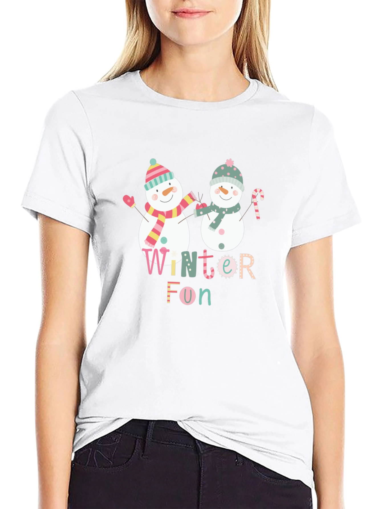 Winter Fun Snowmen Graphic Tee