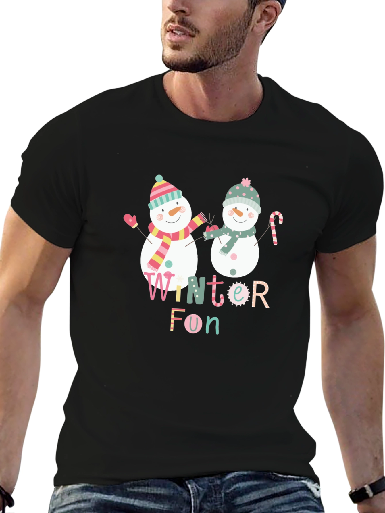 Winter Fun Snowmen Graphic Tee