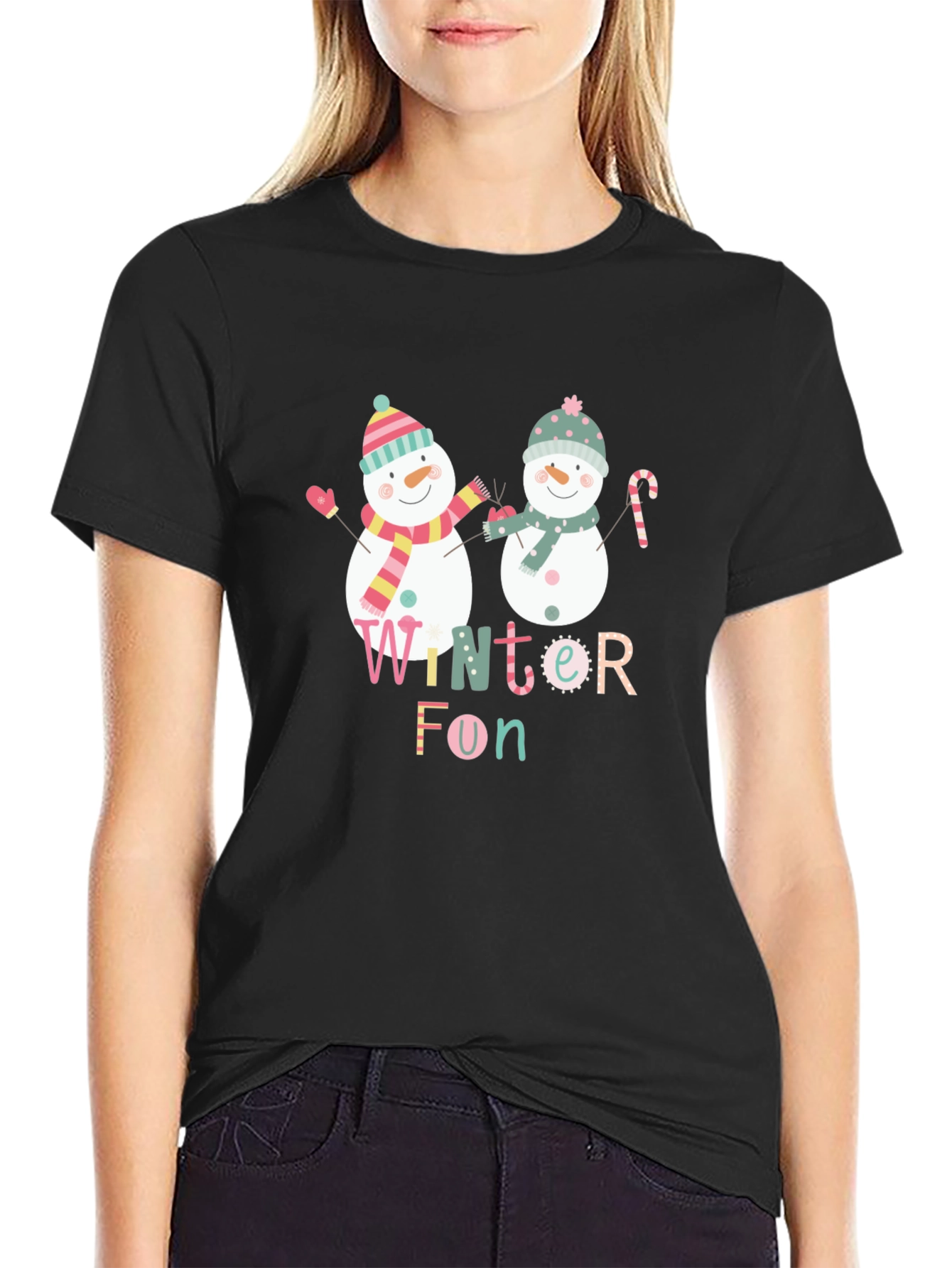 Winter Fun Snowmen Graphic Tee