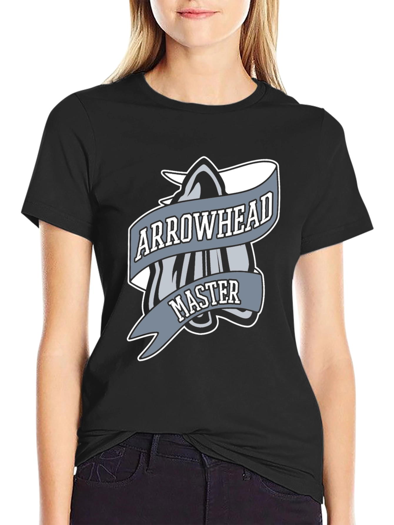 Arrowhead Master Graphic T-Shirt - Black Cotton Tee