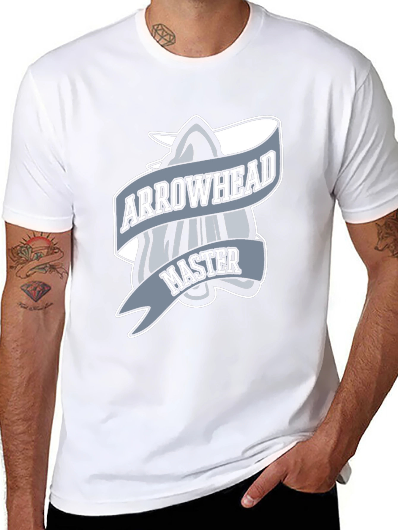 Arrowhead Master Graphic T-Shirt - Black Cotton Tee