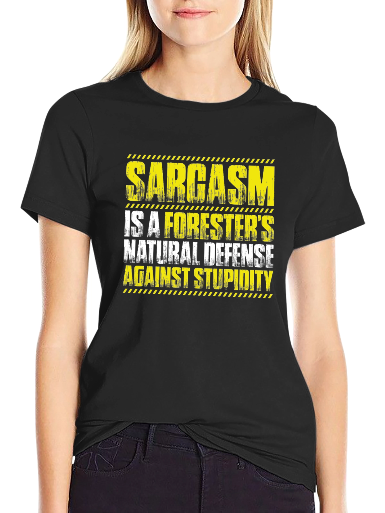 Sarcasm Foresters Natural Defense T-Shirt