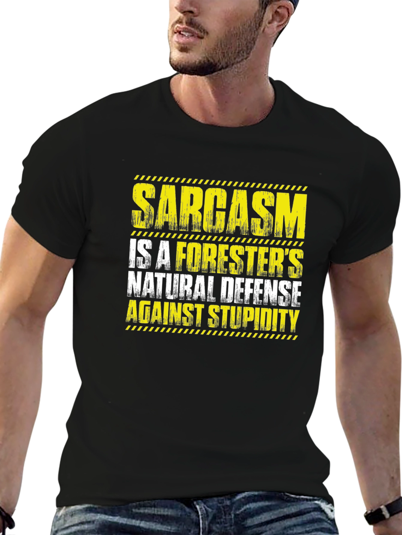 Sarcasm Foresters Natural Defense T-Shirt