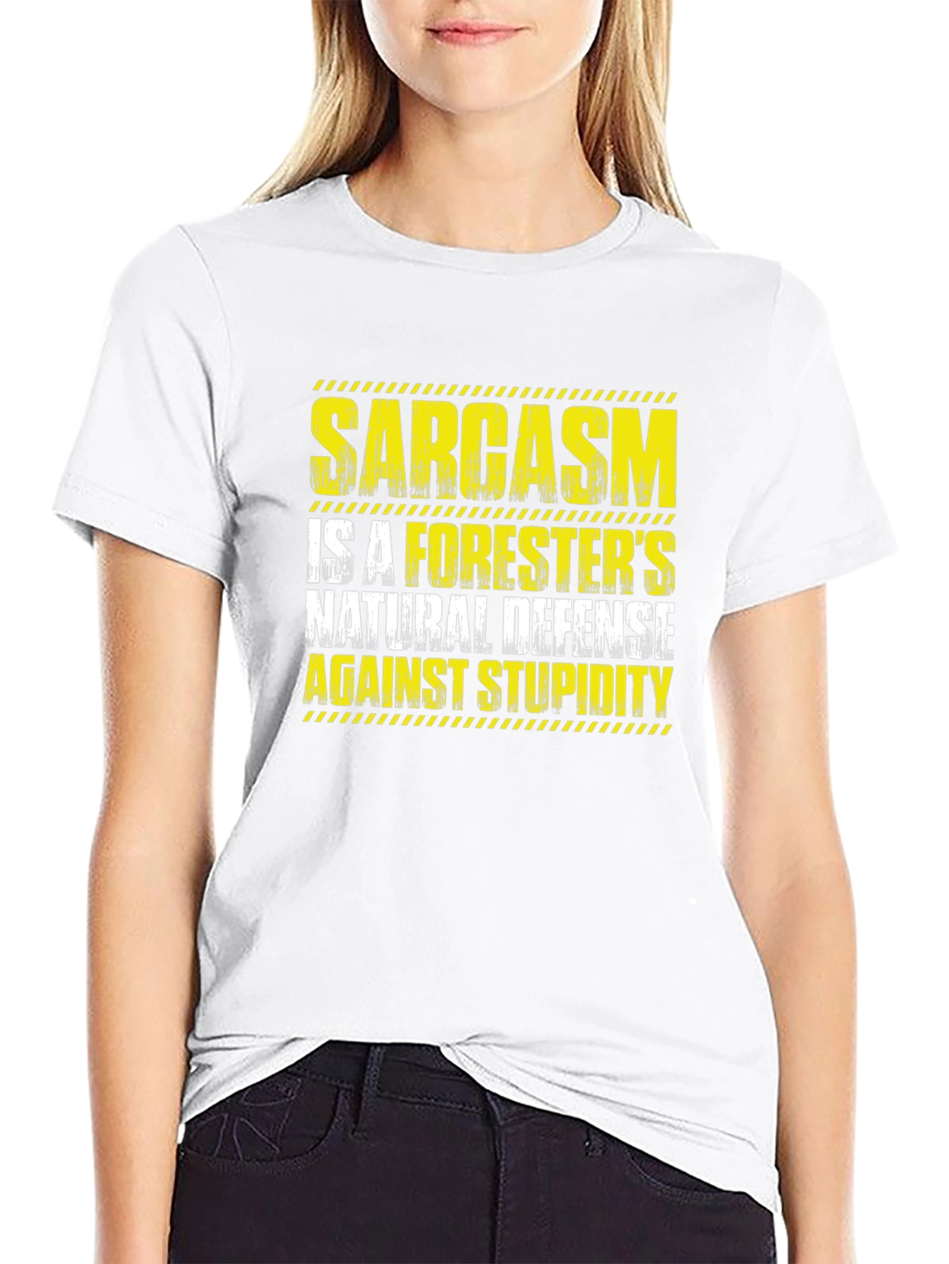 Sarcasm Foresters Natural Defense T-Shirt
