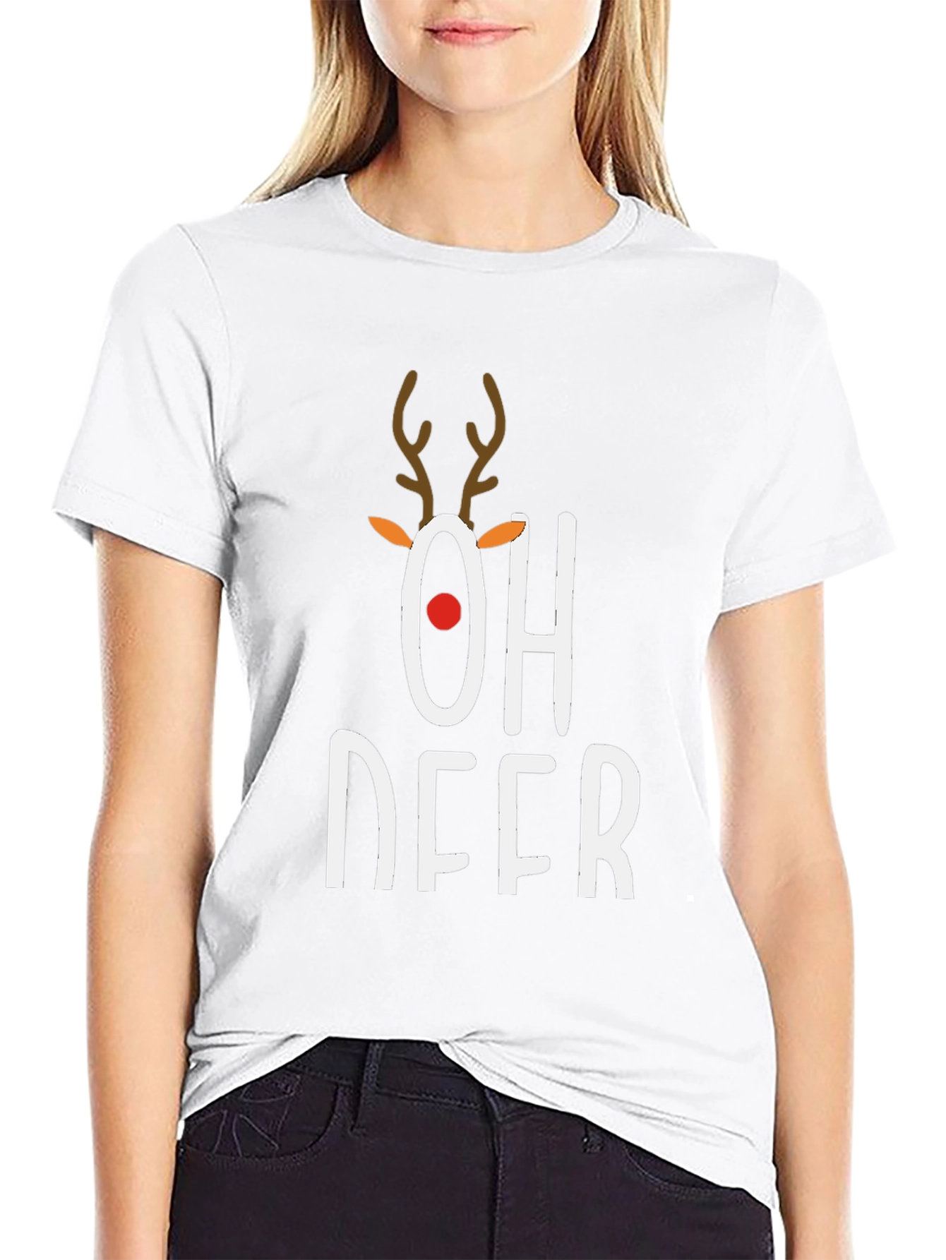 Oh Deer! Funny Christmas Holiday T-Shirt