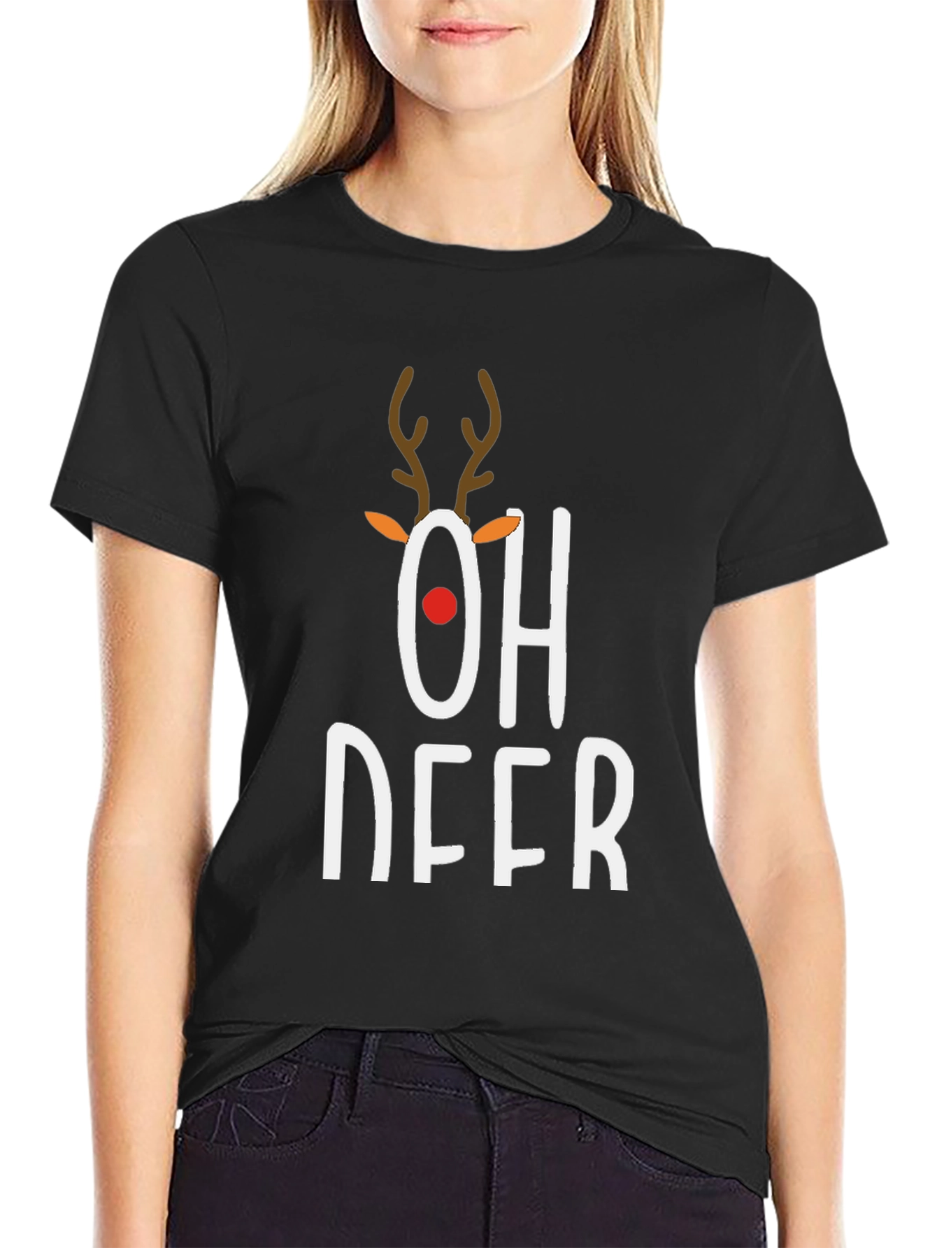 Oh Deer! Funny Christmas Holiday T-Shirt