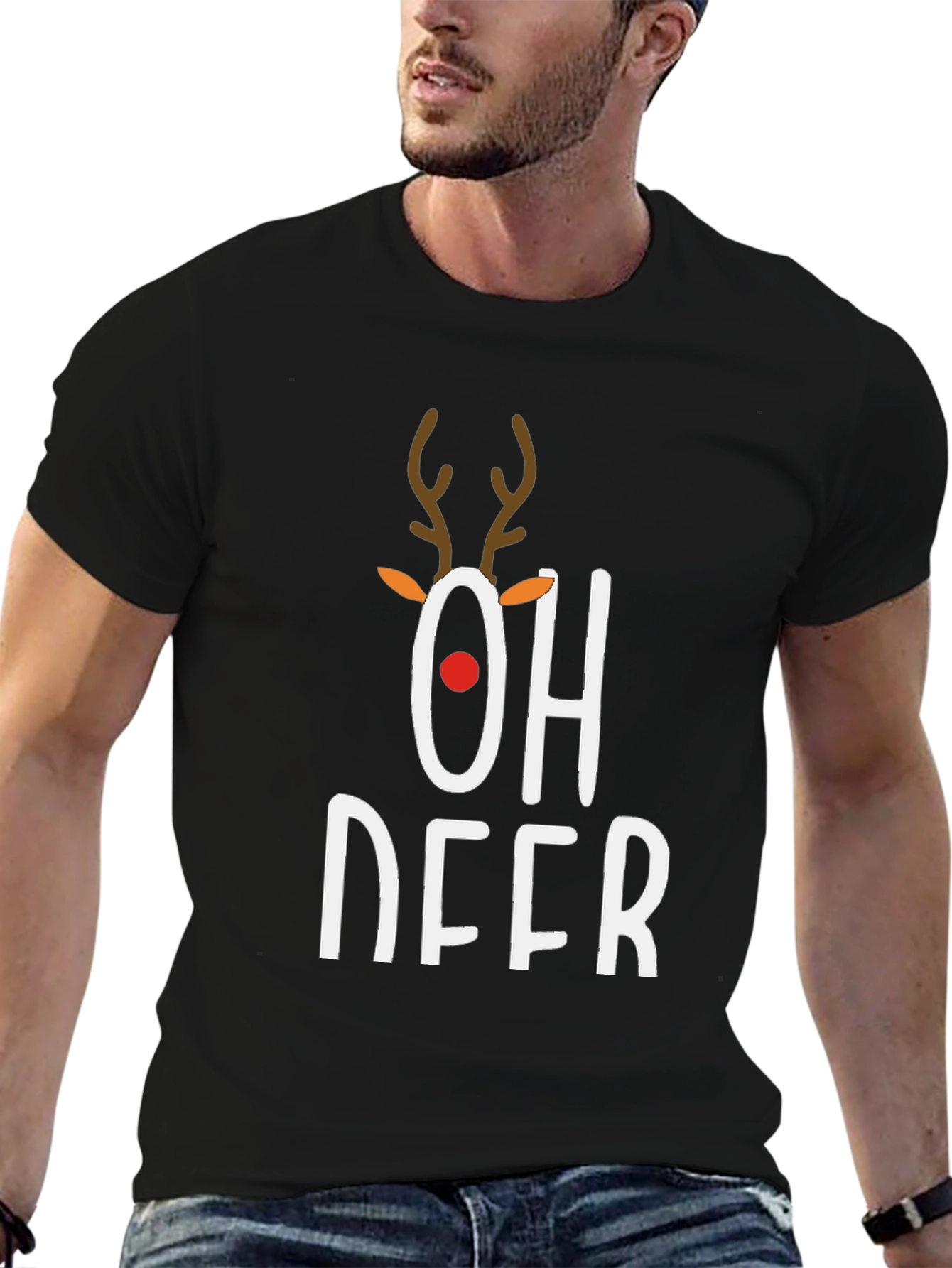 Oh Deer! Funny Christmas Holiday T-Shirt