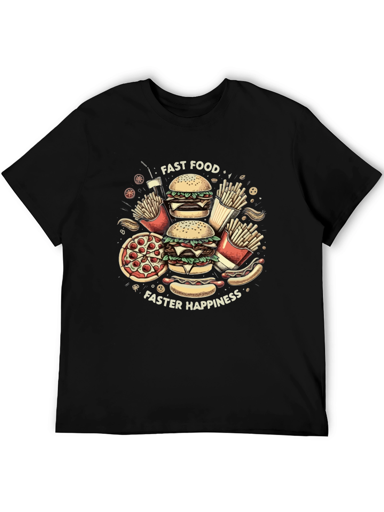 Fast Food Happiness T-Shirt