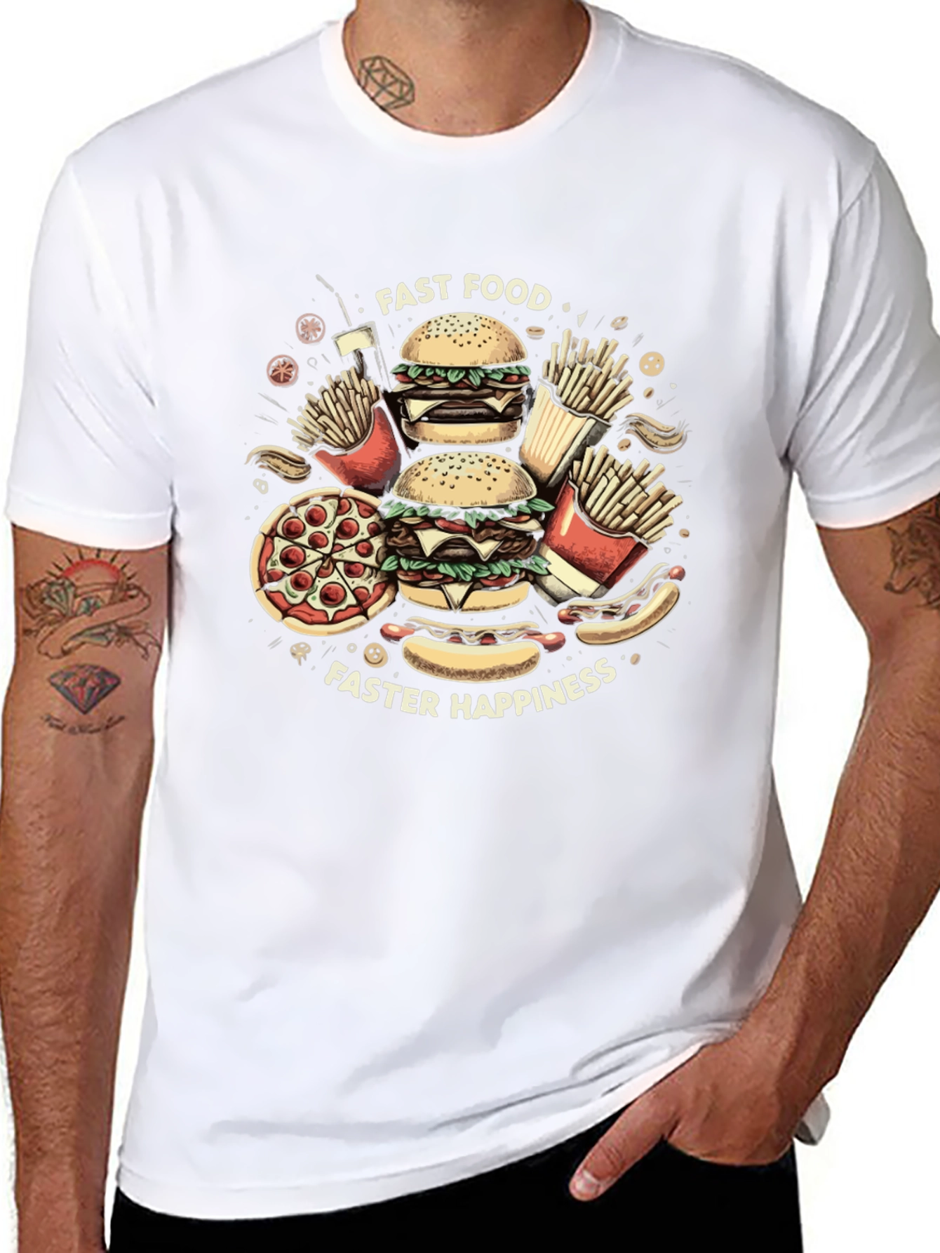 Fast Food Happiness T-Shirt