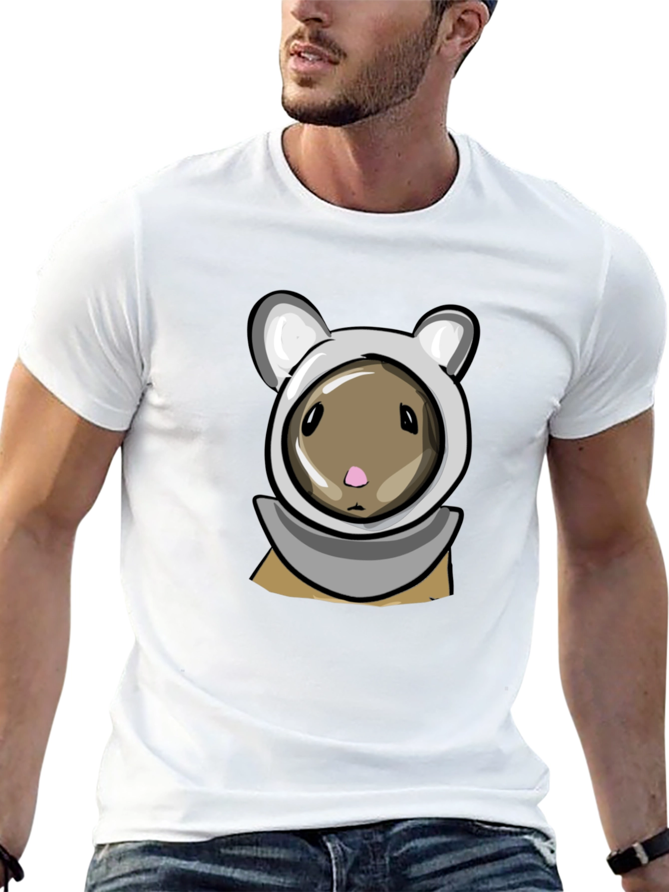 Cute Cartoon Hamster T-Shirt