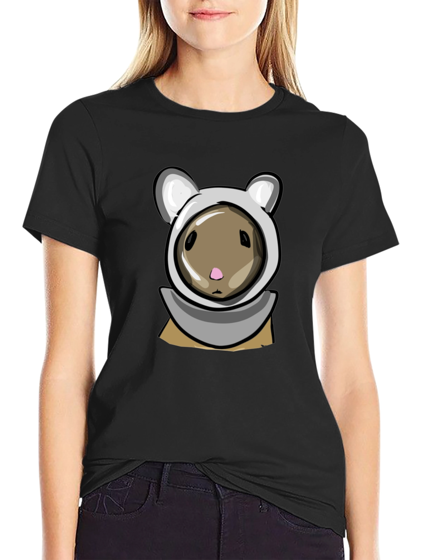 Cute Cartoon Hamster T-Shirt