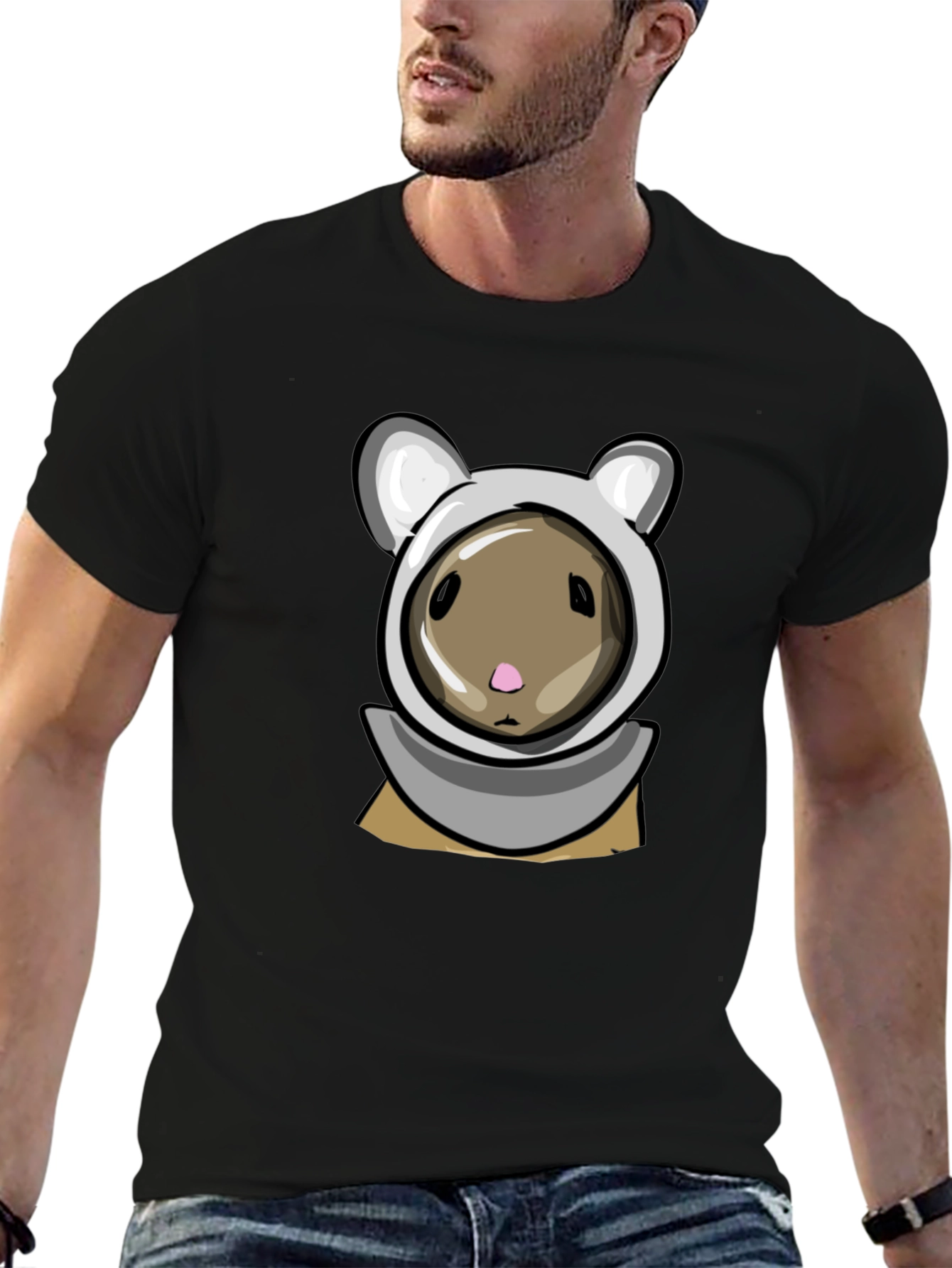 Cute Cartoon Hamster T-Shirt