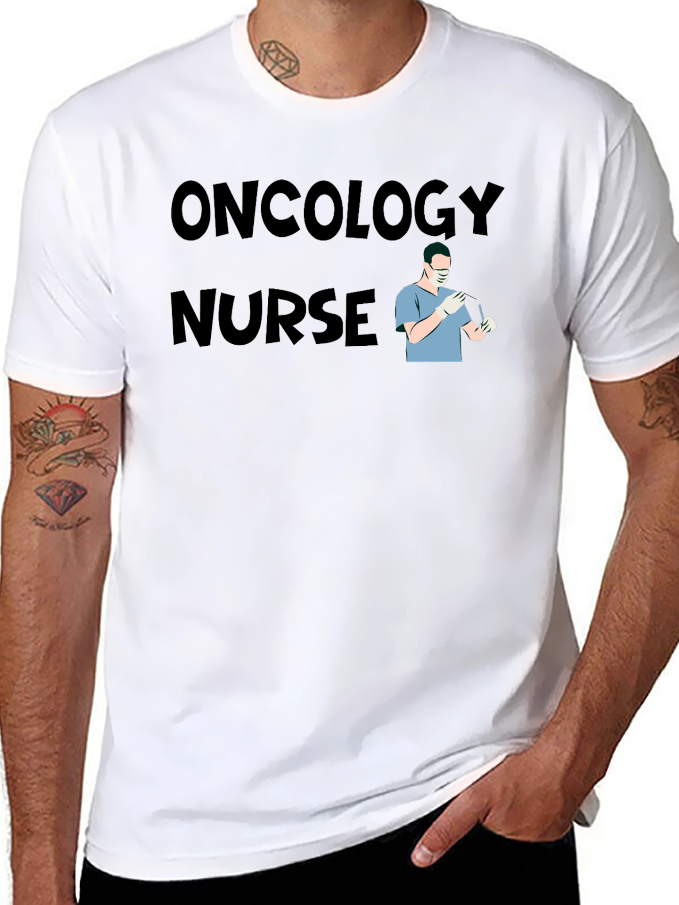 Oncology Nurse T-Shirt: Medical Hero Graphic Tee