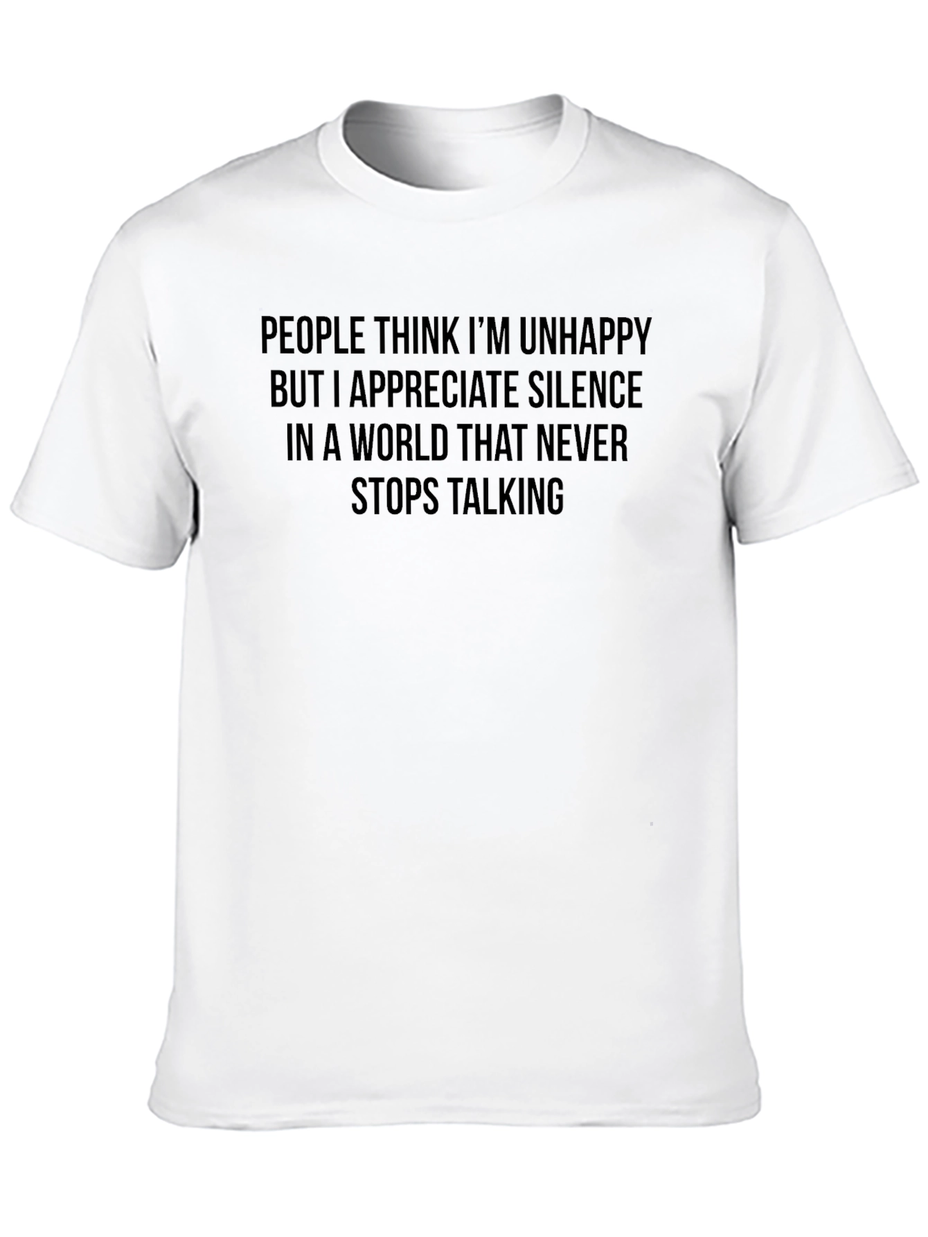Silence Appreciation Black T-Shirt