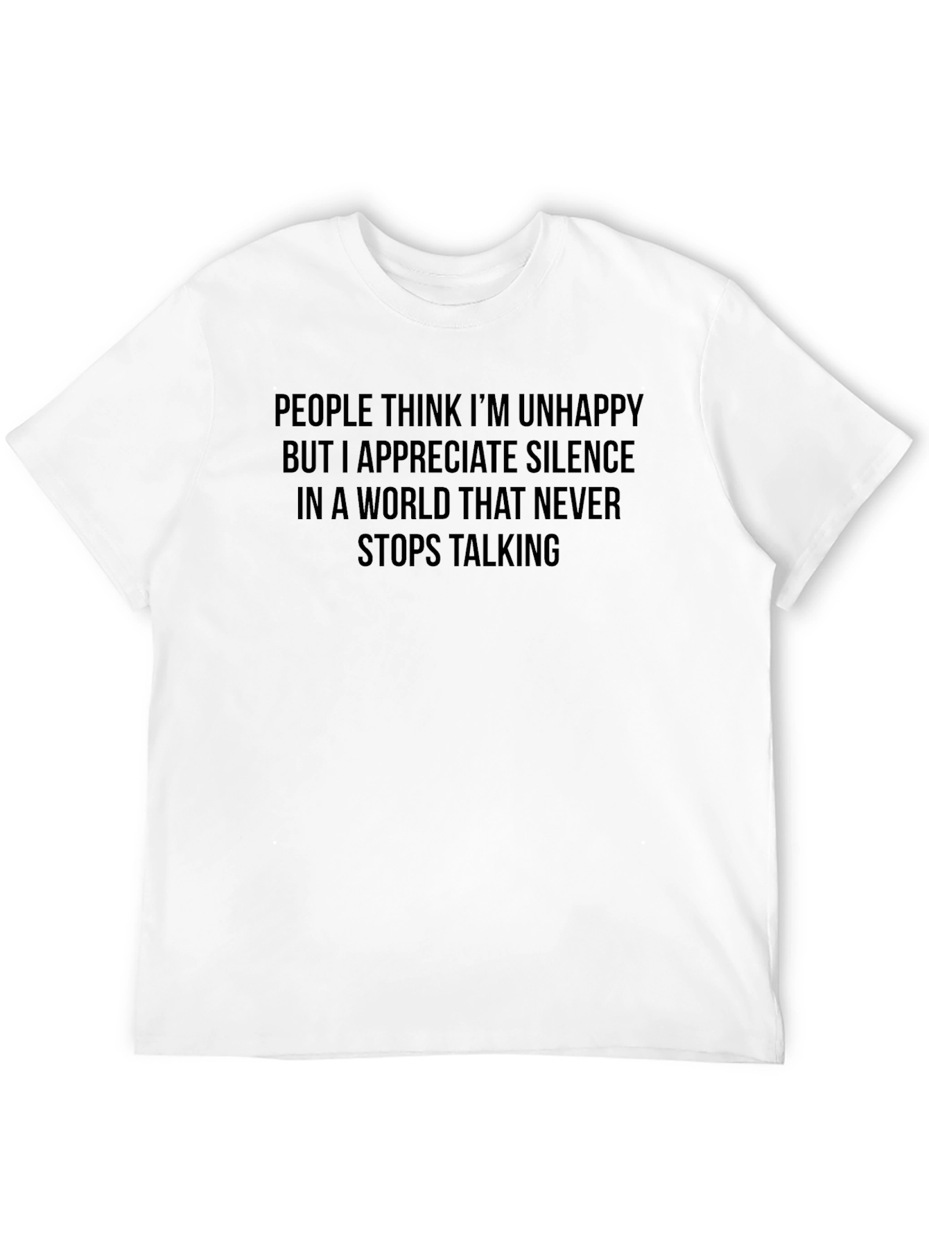 Silence Appreciation Black T-Shirt