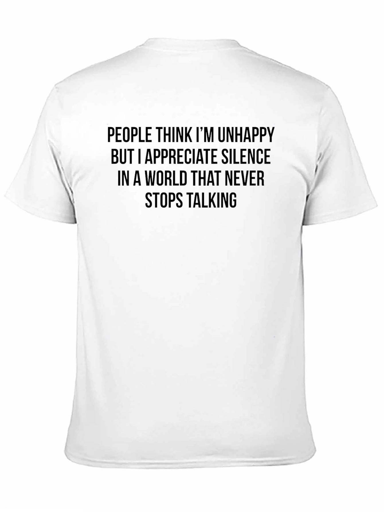 Silence Appreciation Black T-Shirt