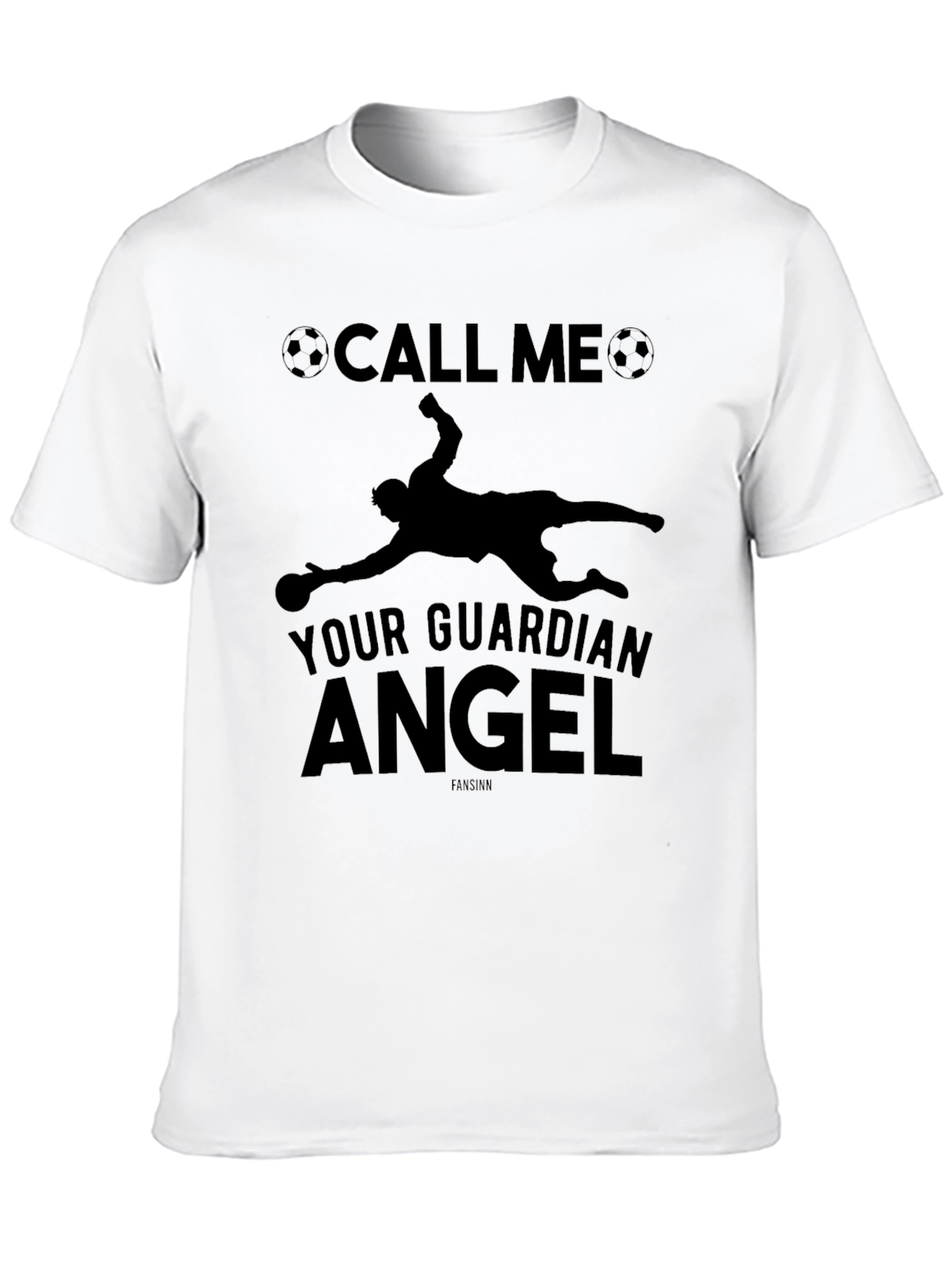 Soccer Goalie Guardian Angel Graphic T-Shirt