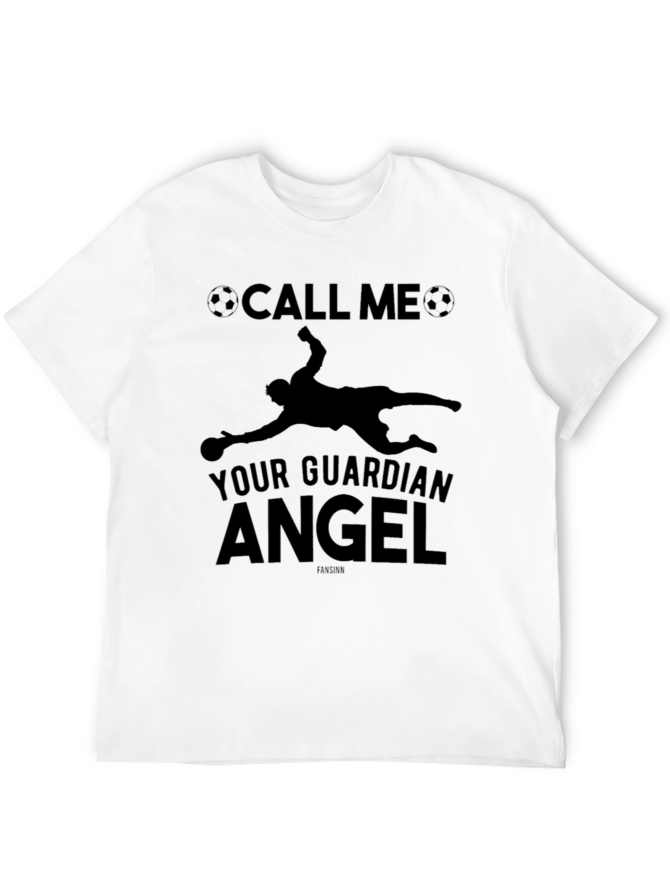 Soccer Goalie Guardian Angel Graphic T-Shirt