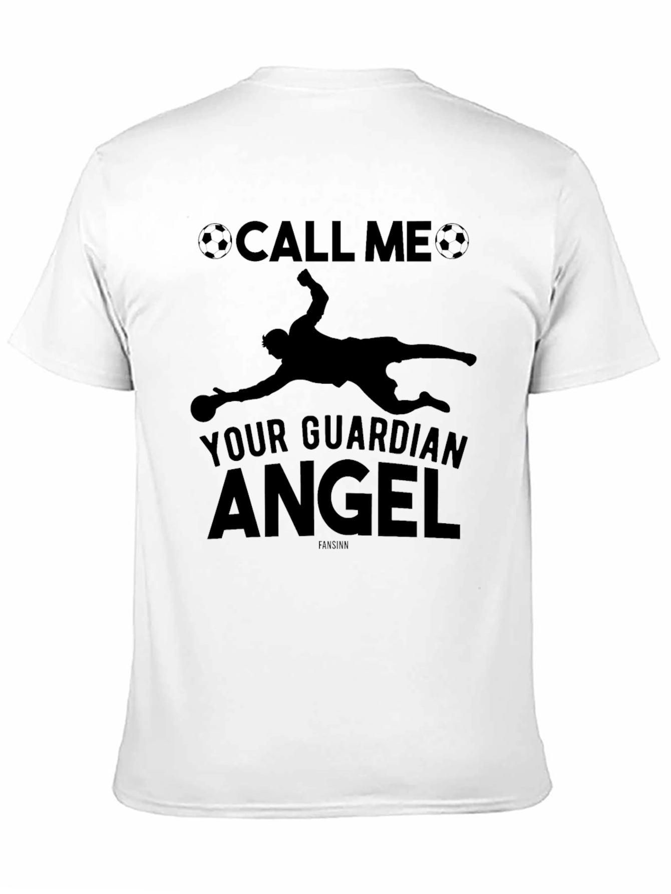 Soccer Goalie Guardian Angel Graphic T-Shirt
