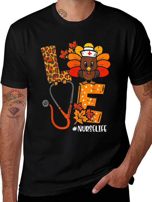 Nurse Life Thanksgiving Turkey Shirt