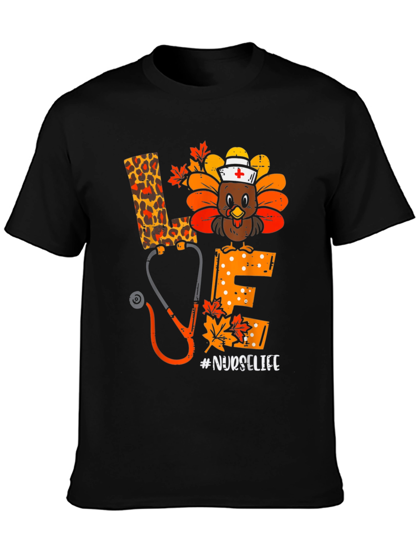 Nurse Life Thanksgiving Turkey Shirt