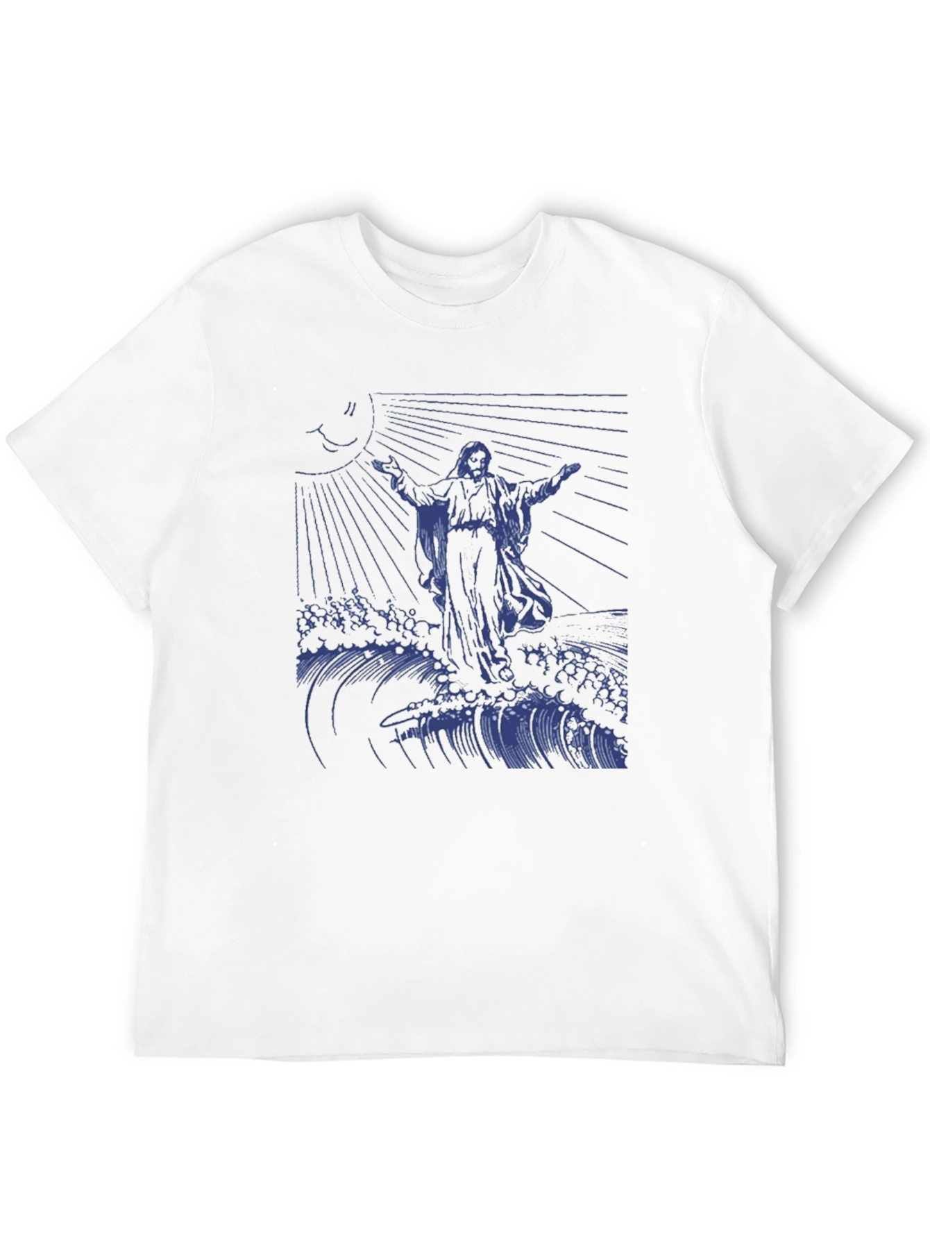 Jesus Walking on Water Graphic Tee