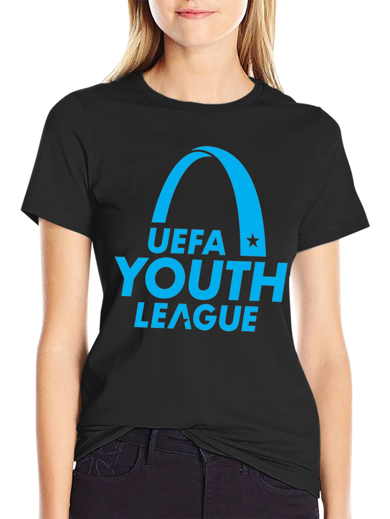 UEFA Youth League Black T-Shirt