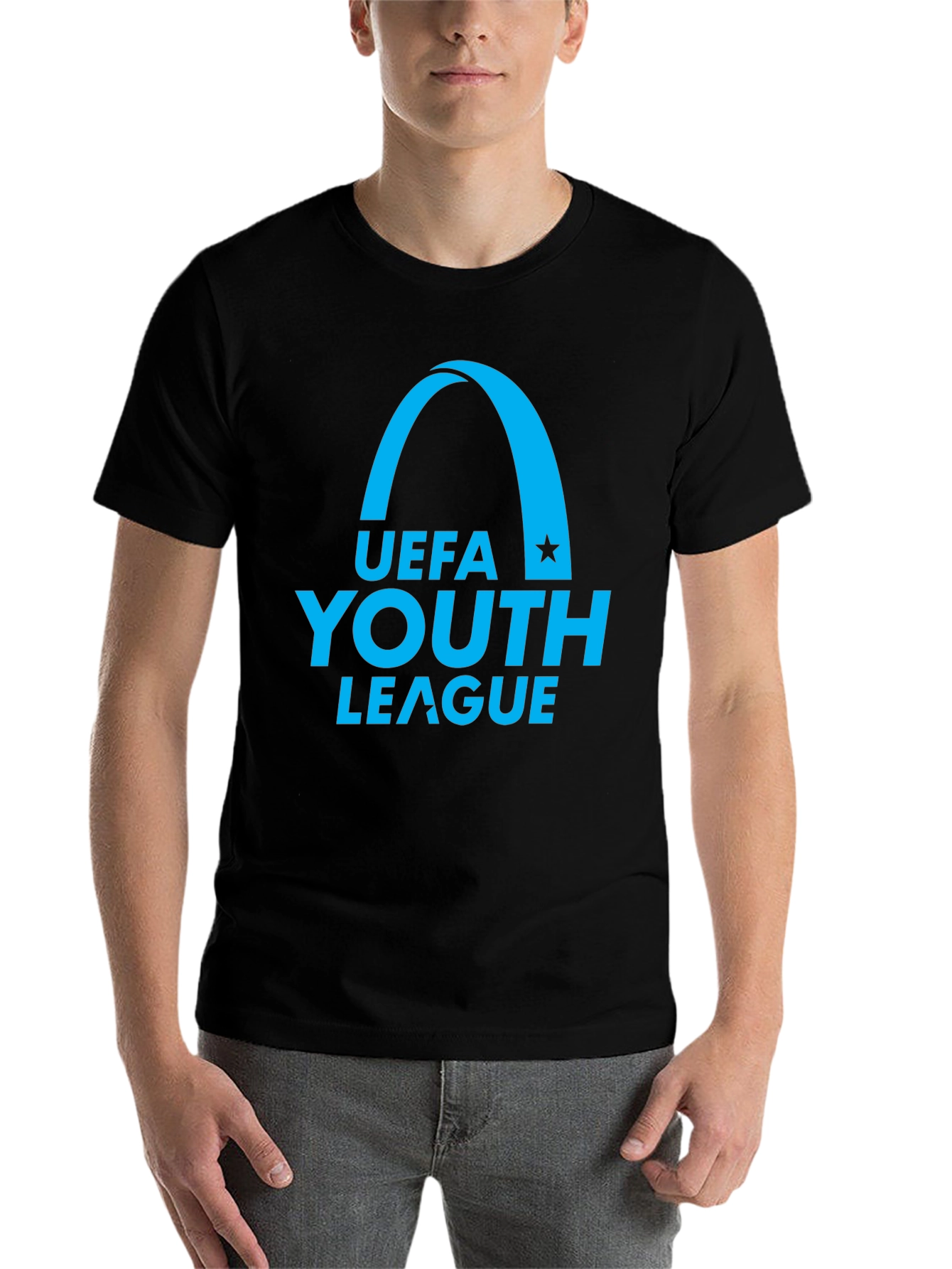 UEFA Youth League Black T-Shirt