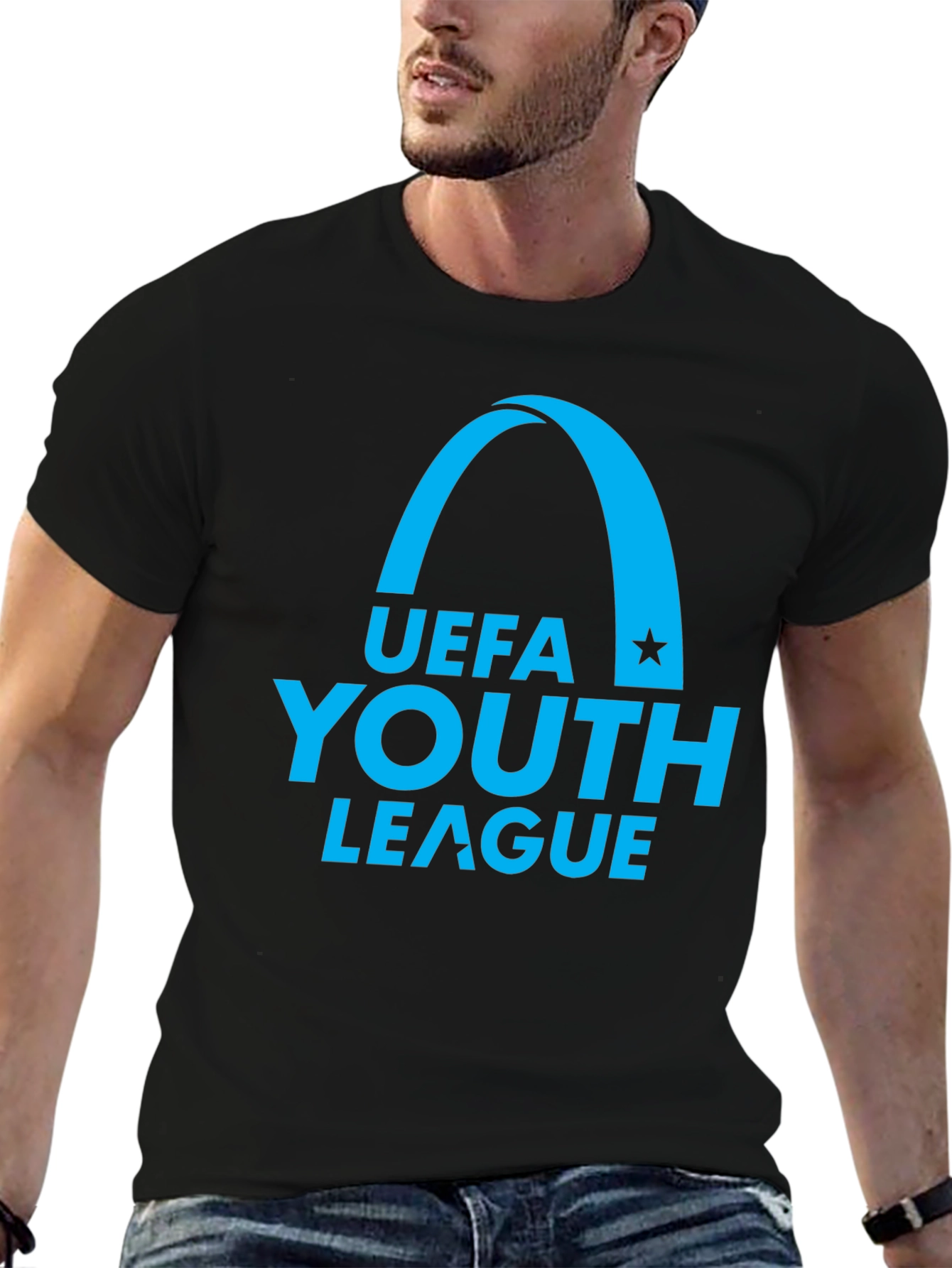 UEFA Youth League Black T-Shirt