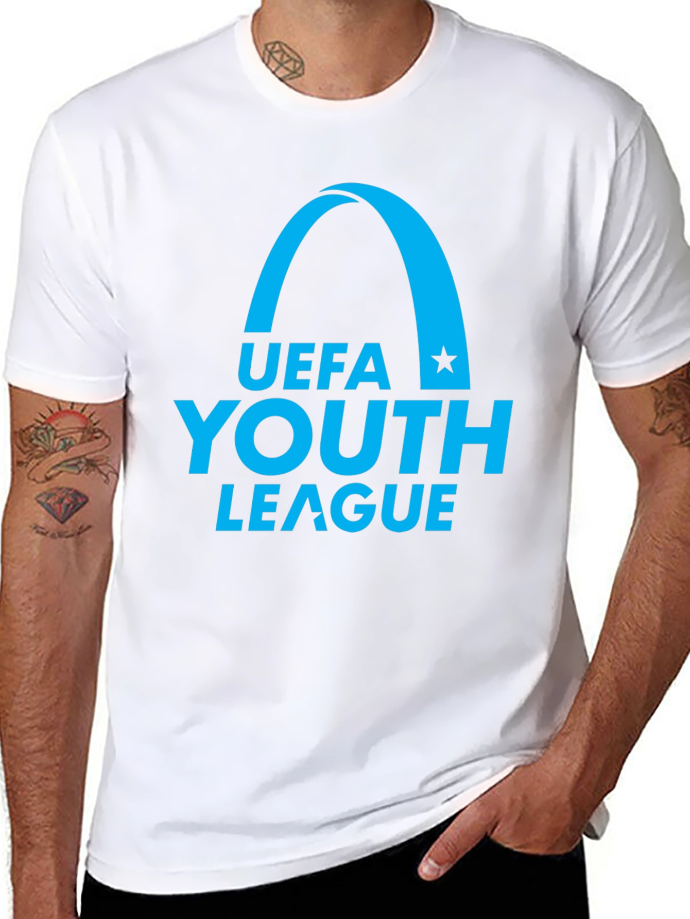 UEFA Youth League Black T-Shirt