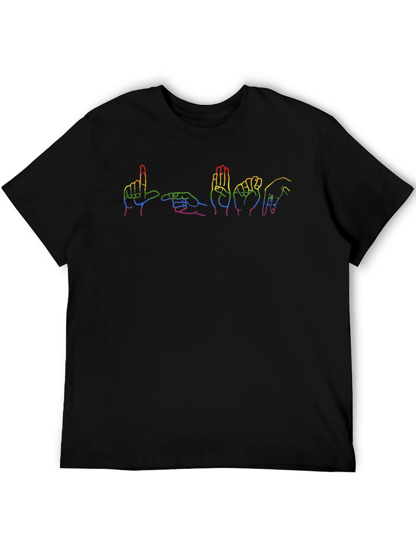 Rainbow Sign Language Pride T-Shirt