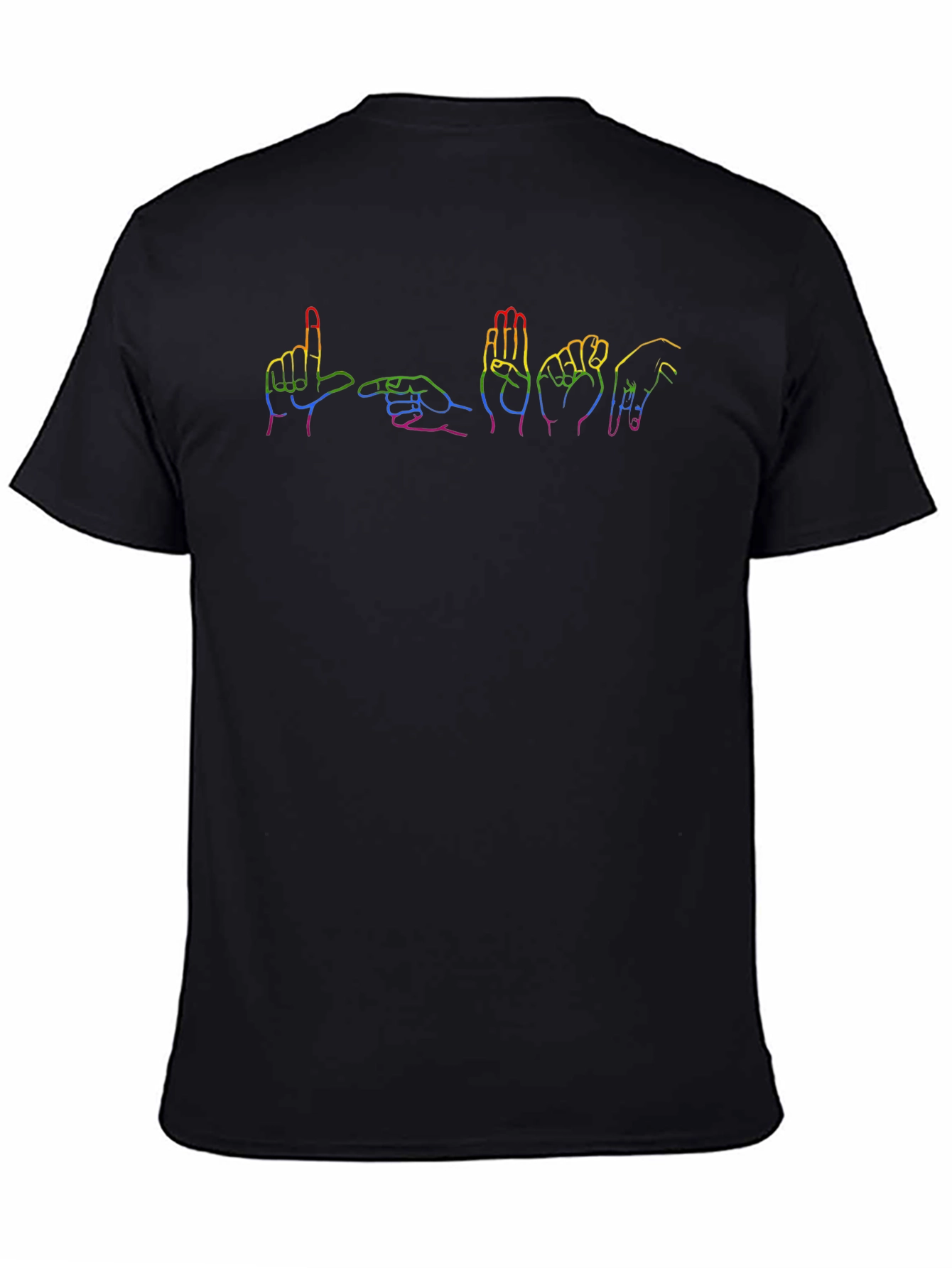 Rainbow Sign Language Pride T-Shirt