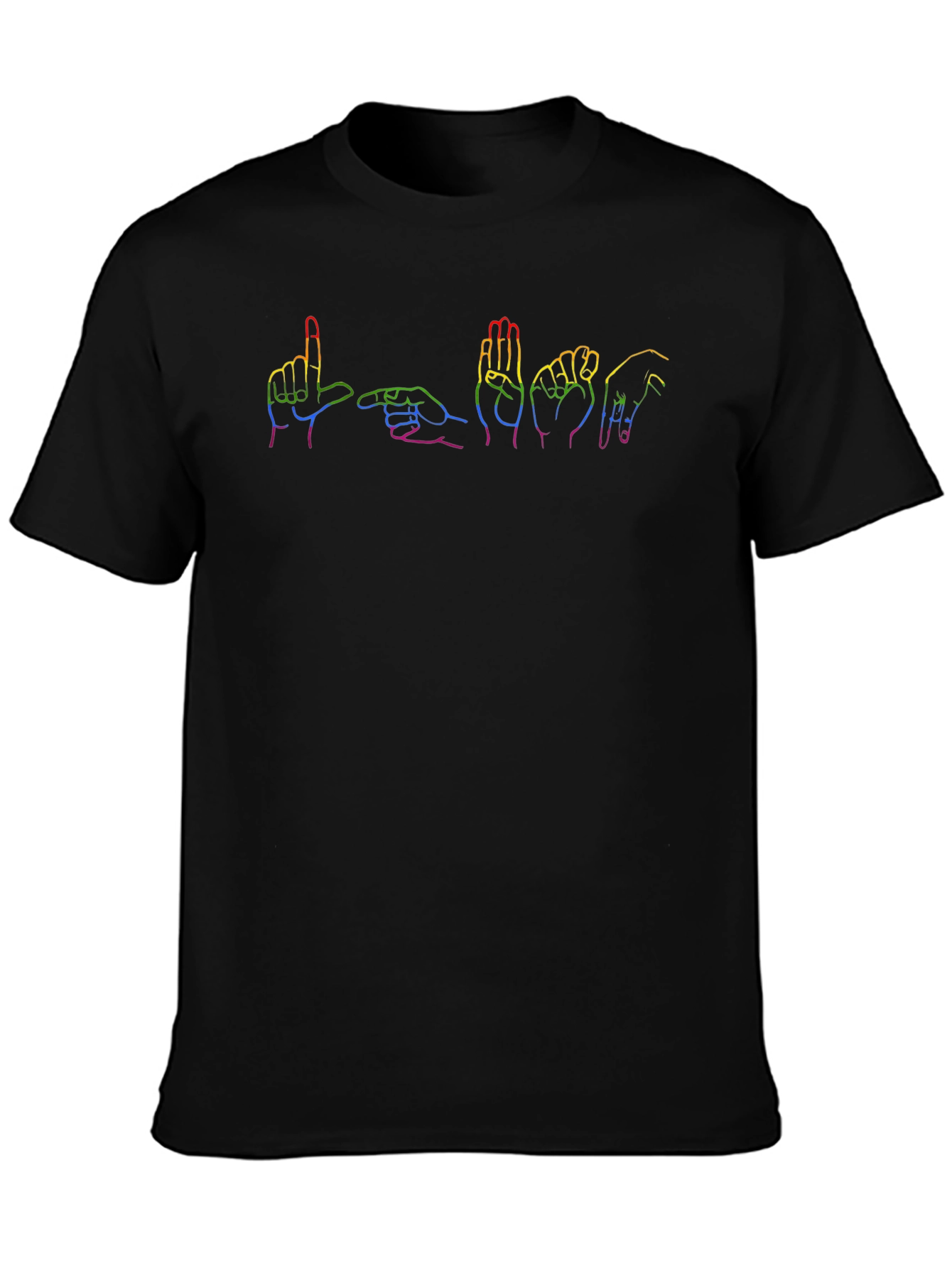 Rainbow Sign Language Pride T-Shirt