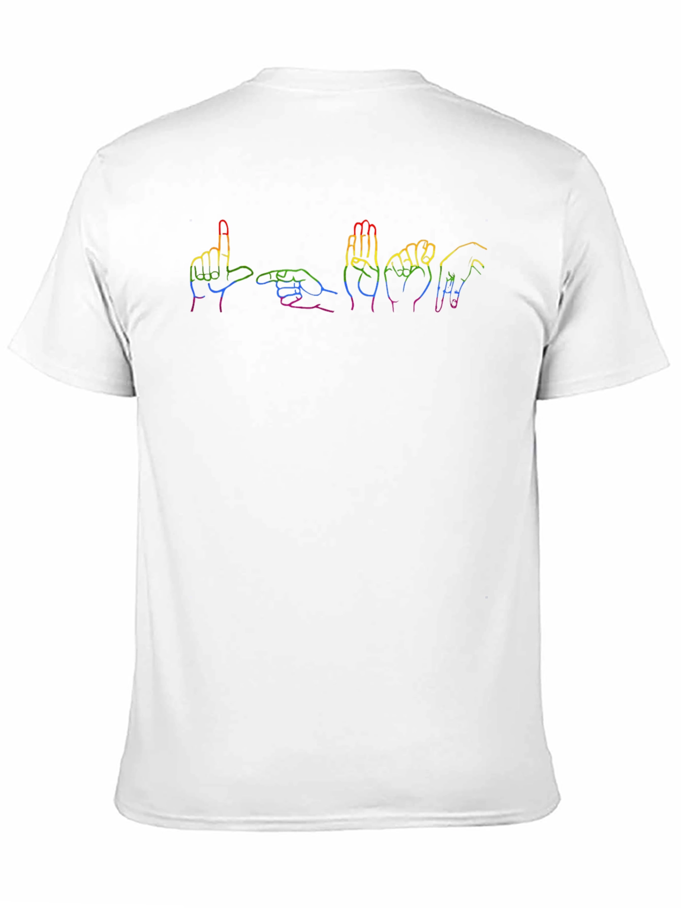Rainbow Sign Language Pride T-Shirt