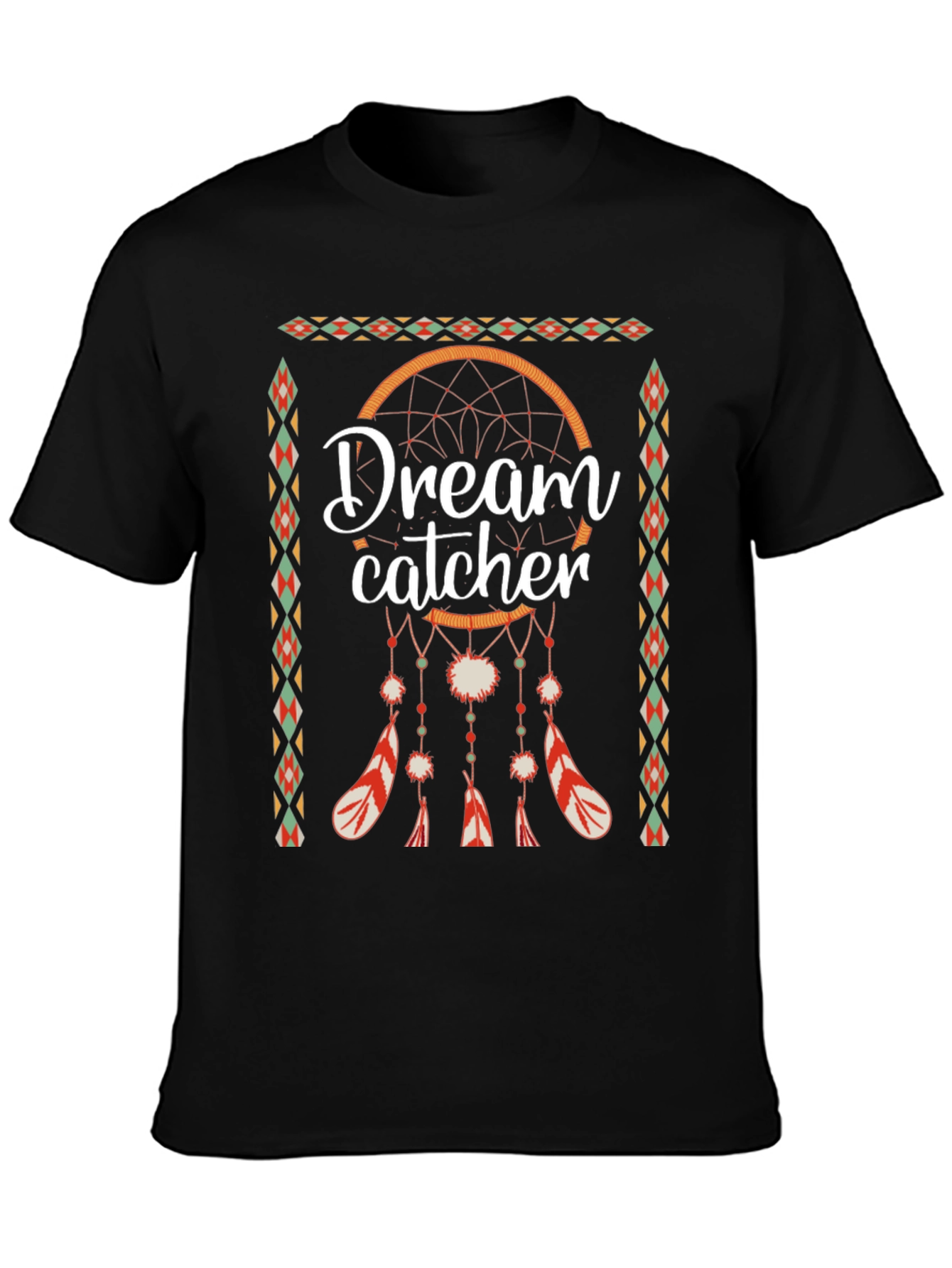 Dream Catcher Graphic Tee - Boho Style Mens T-Shirt