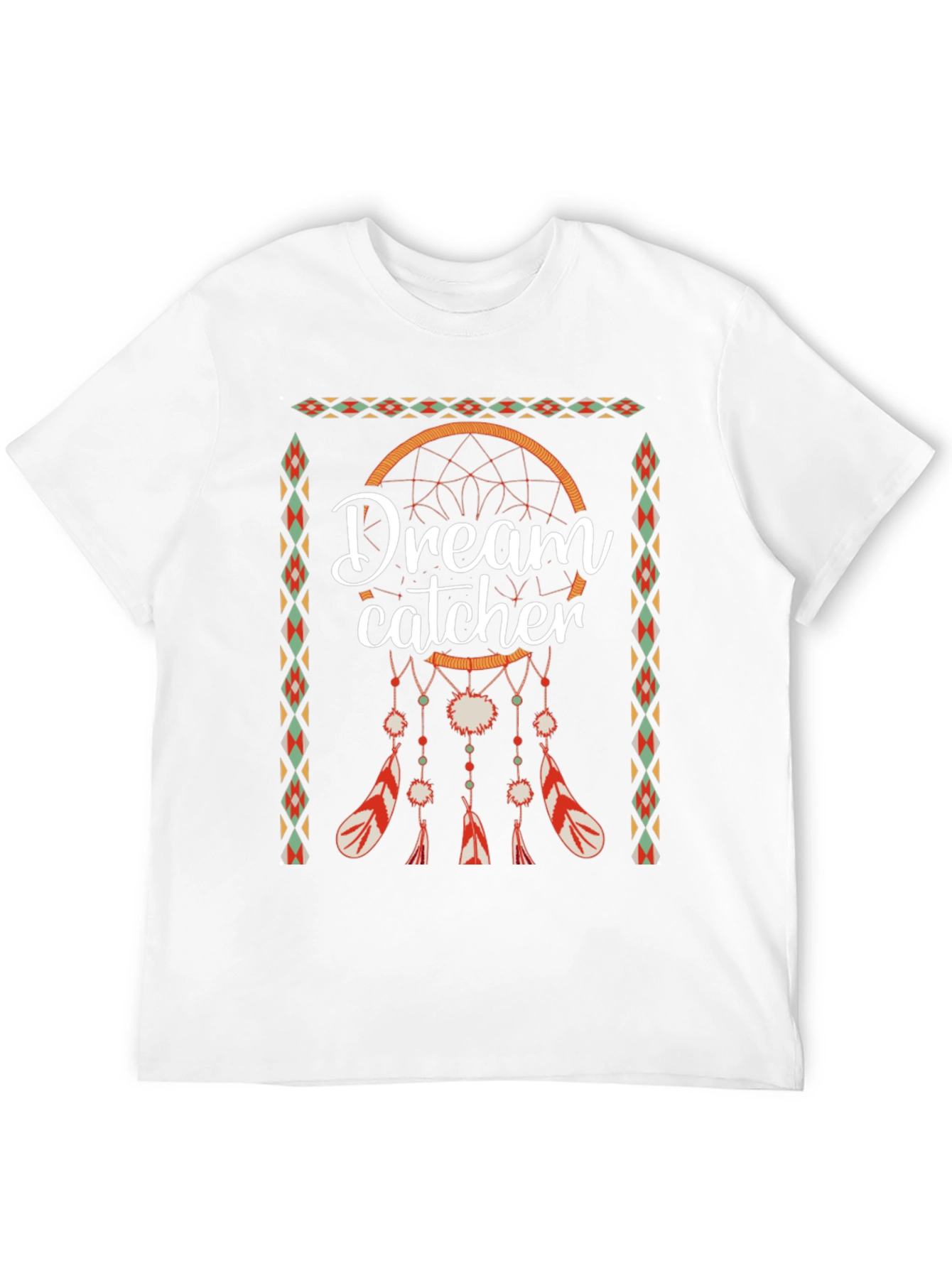 Dream Catcher Graphic Tee - Boho Style Mens T-Shirt