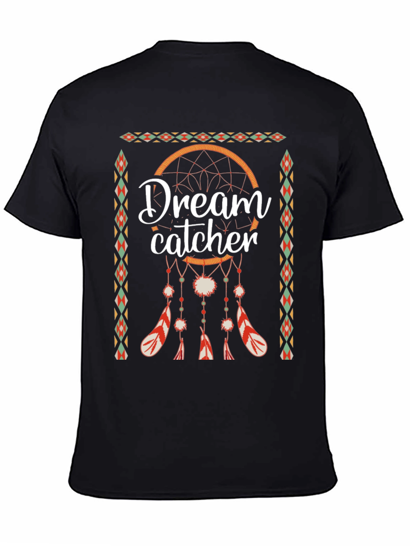 Dream Catcher Graphic Tee - Boho Style Mens T-Shirt