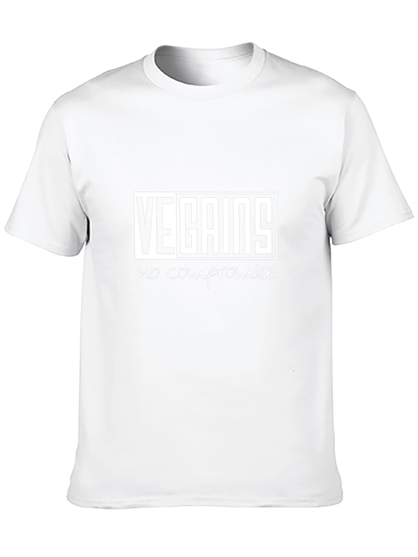 Vegains No Compromise Black T-Shirt
