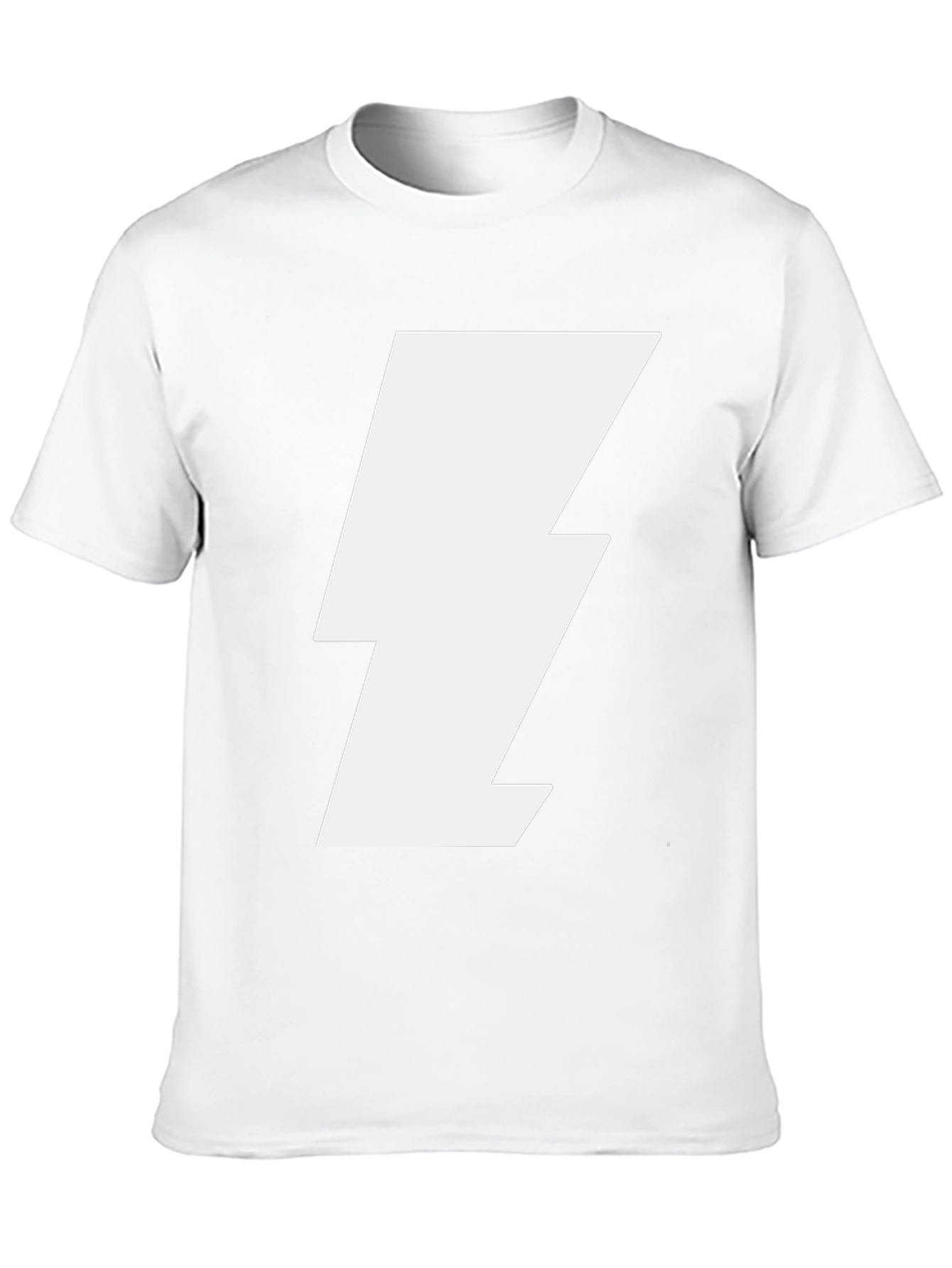 Lightning Bolt Graphic Tee - Black