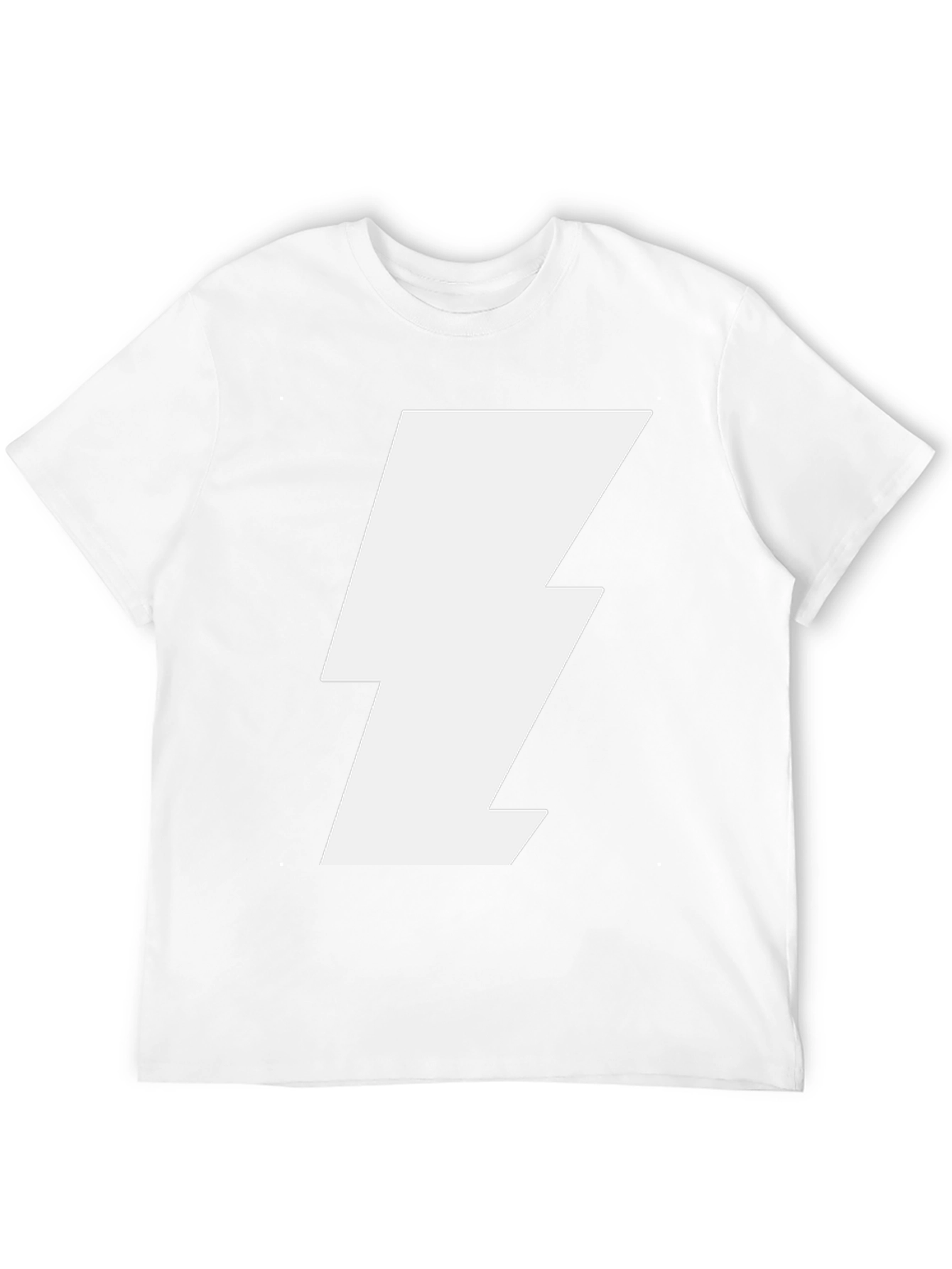 Lightning Bolt Graphic Tee - Black