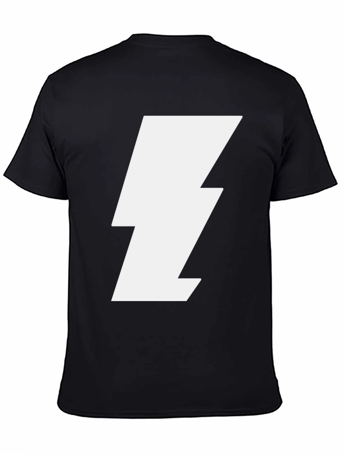 Lightning Bolt Graphic Tee - Black