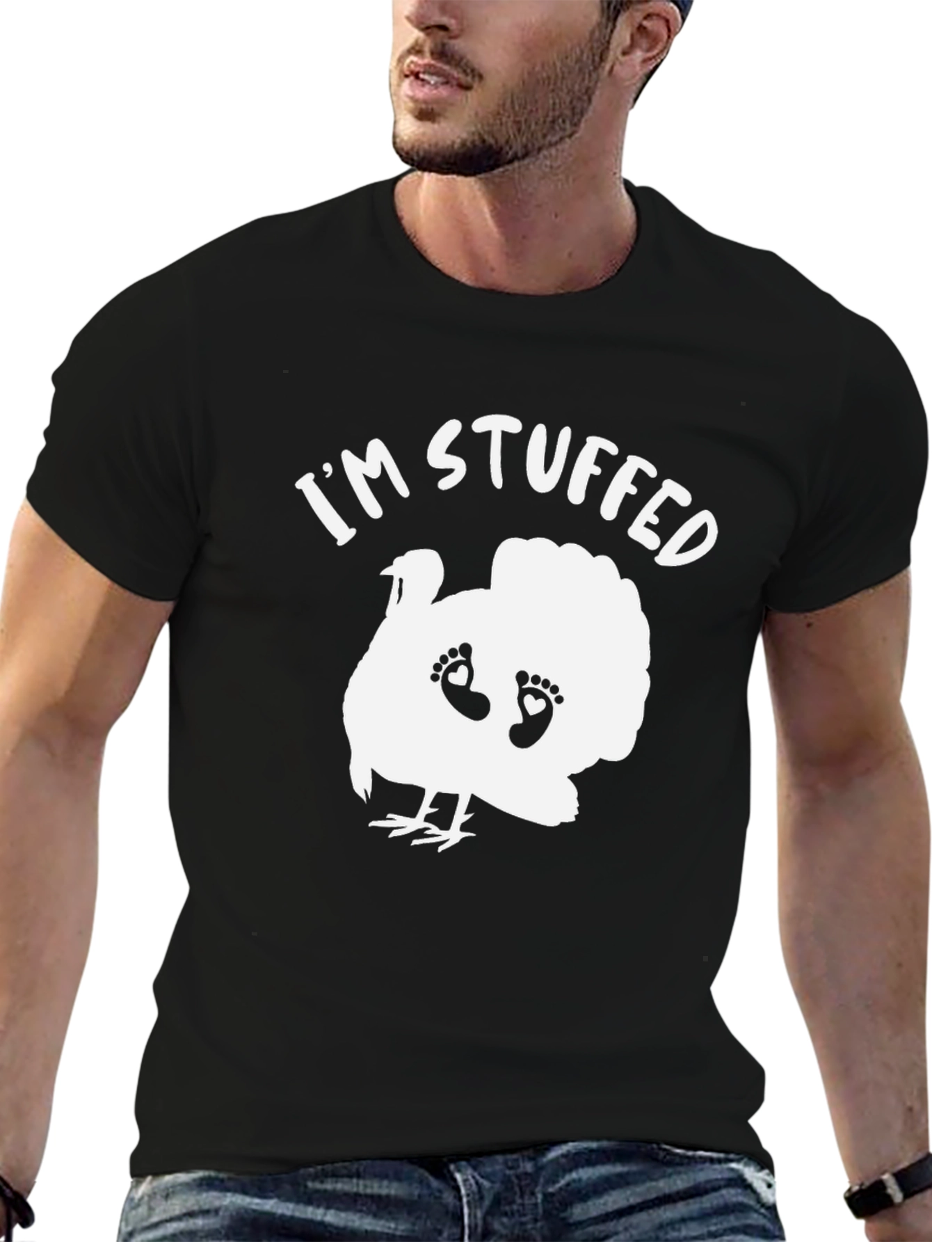 Im Stuffed Thanksgiving Pregnancy T-Shirt
