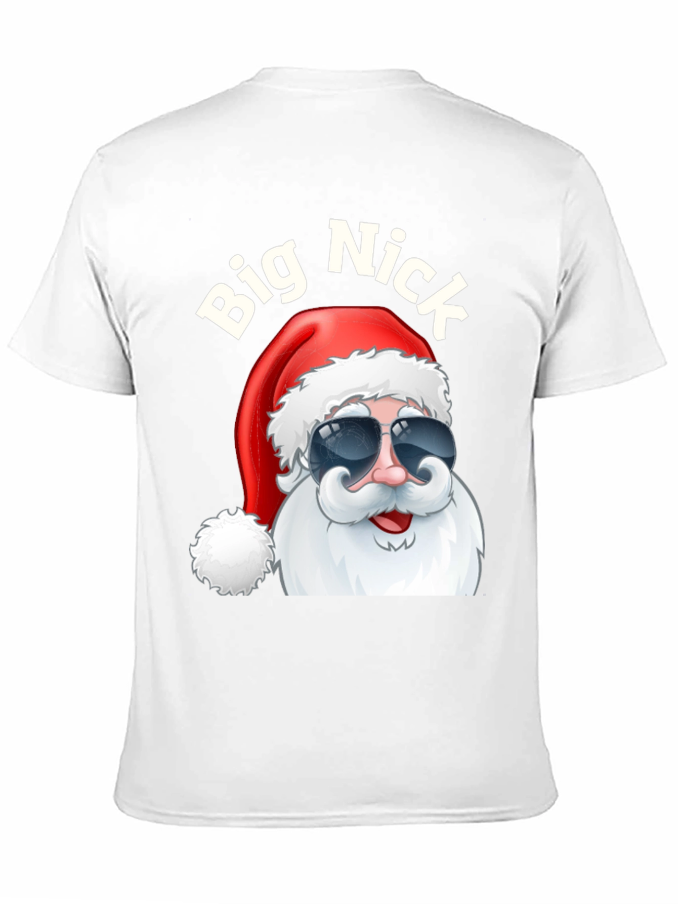 Big Nick Santa Black Graphic Tee