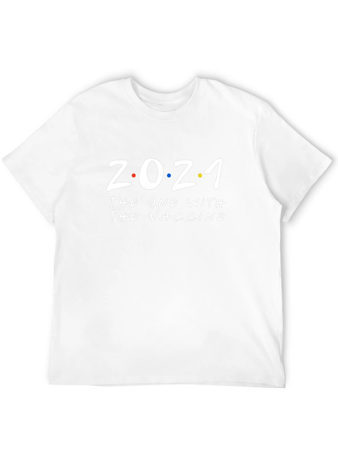 2021 The One With The Vaccine T-Shirt - Black