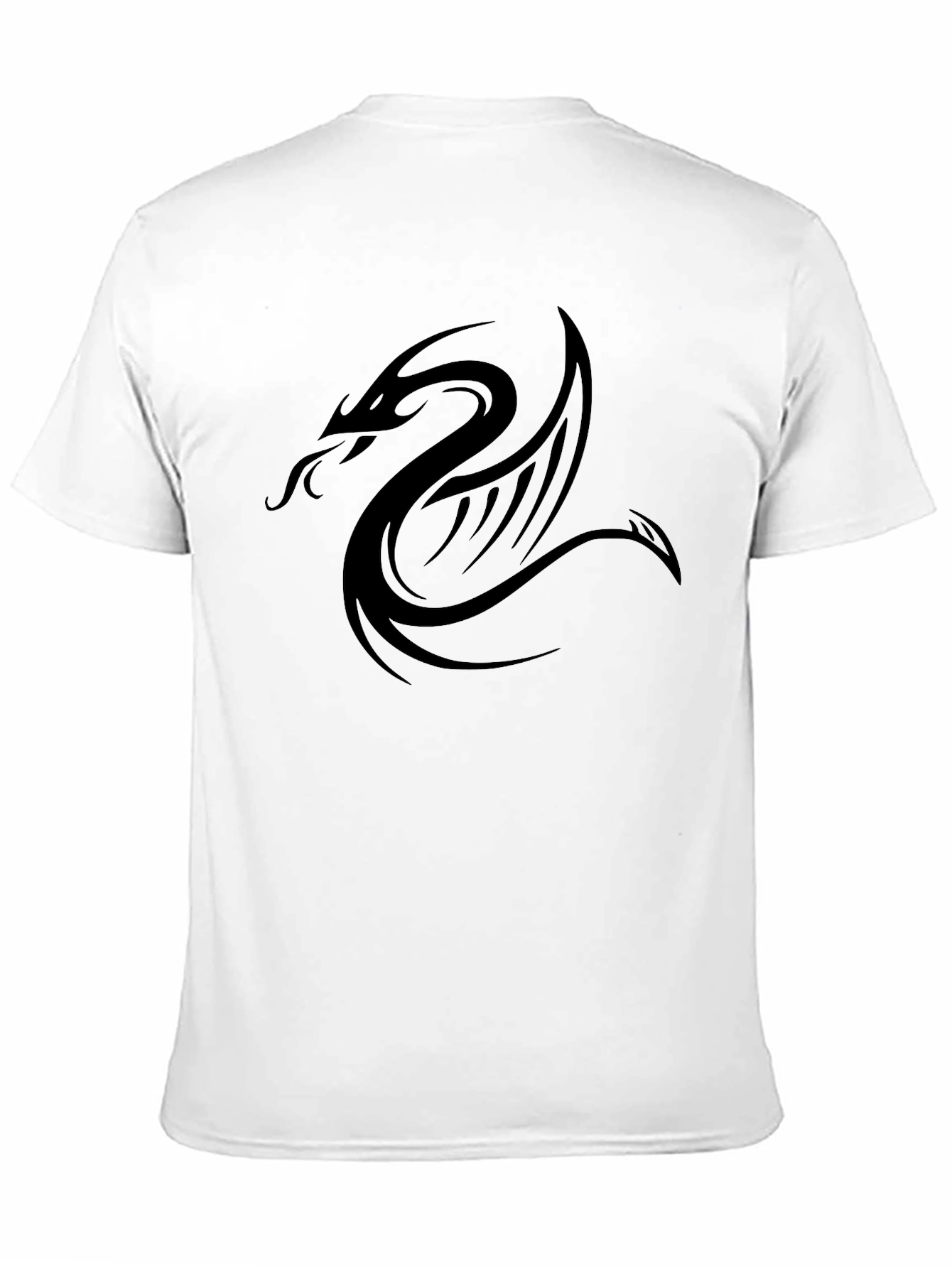Black Dragon Graphic Tee - Modern Style