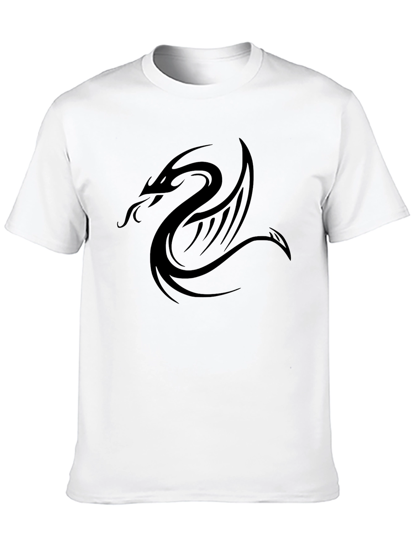 Black Dragon Graphic Tee - Modern Style