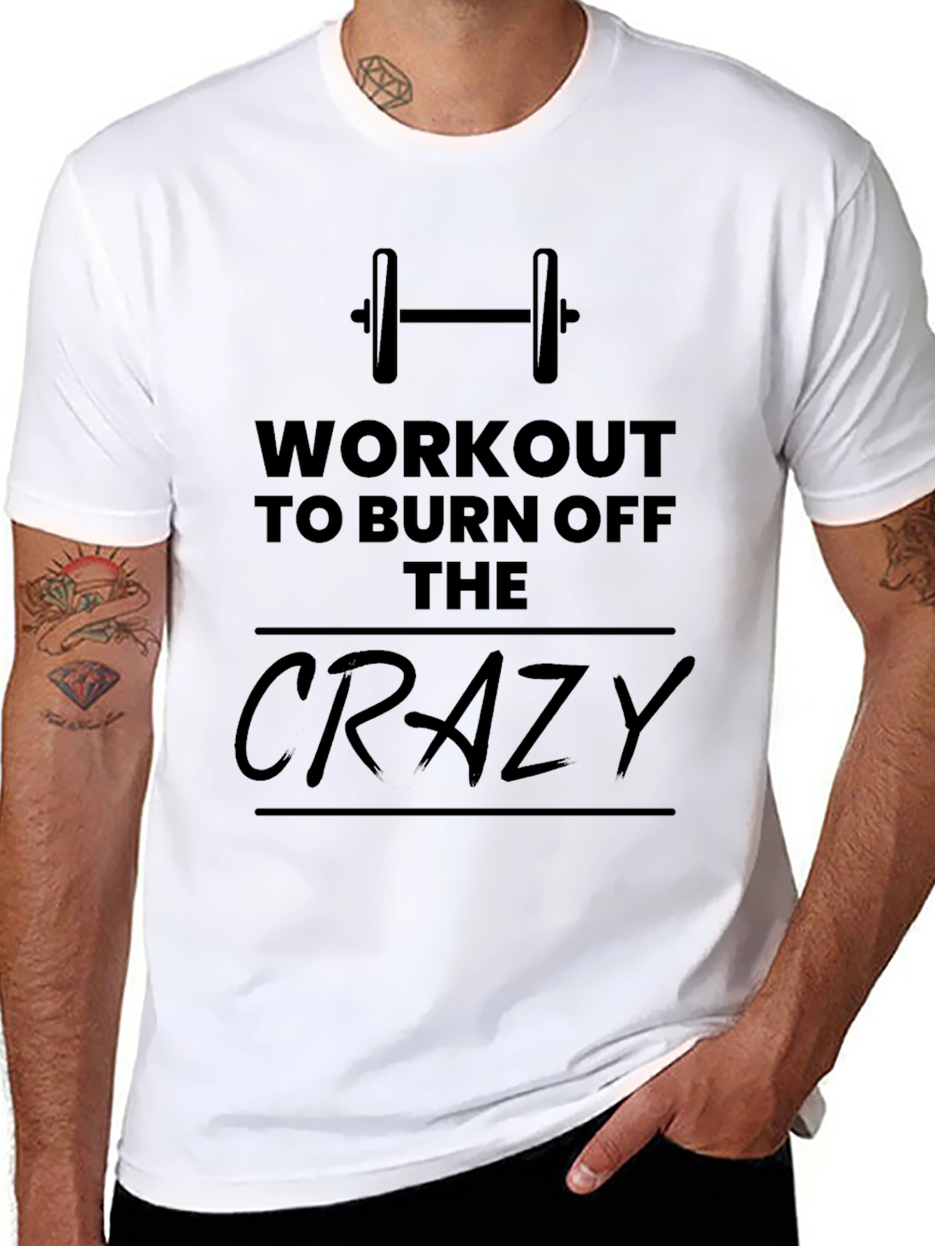 Workout to Burn Off The Crazy Graphic T-Shirt