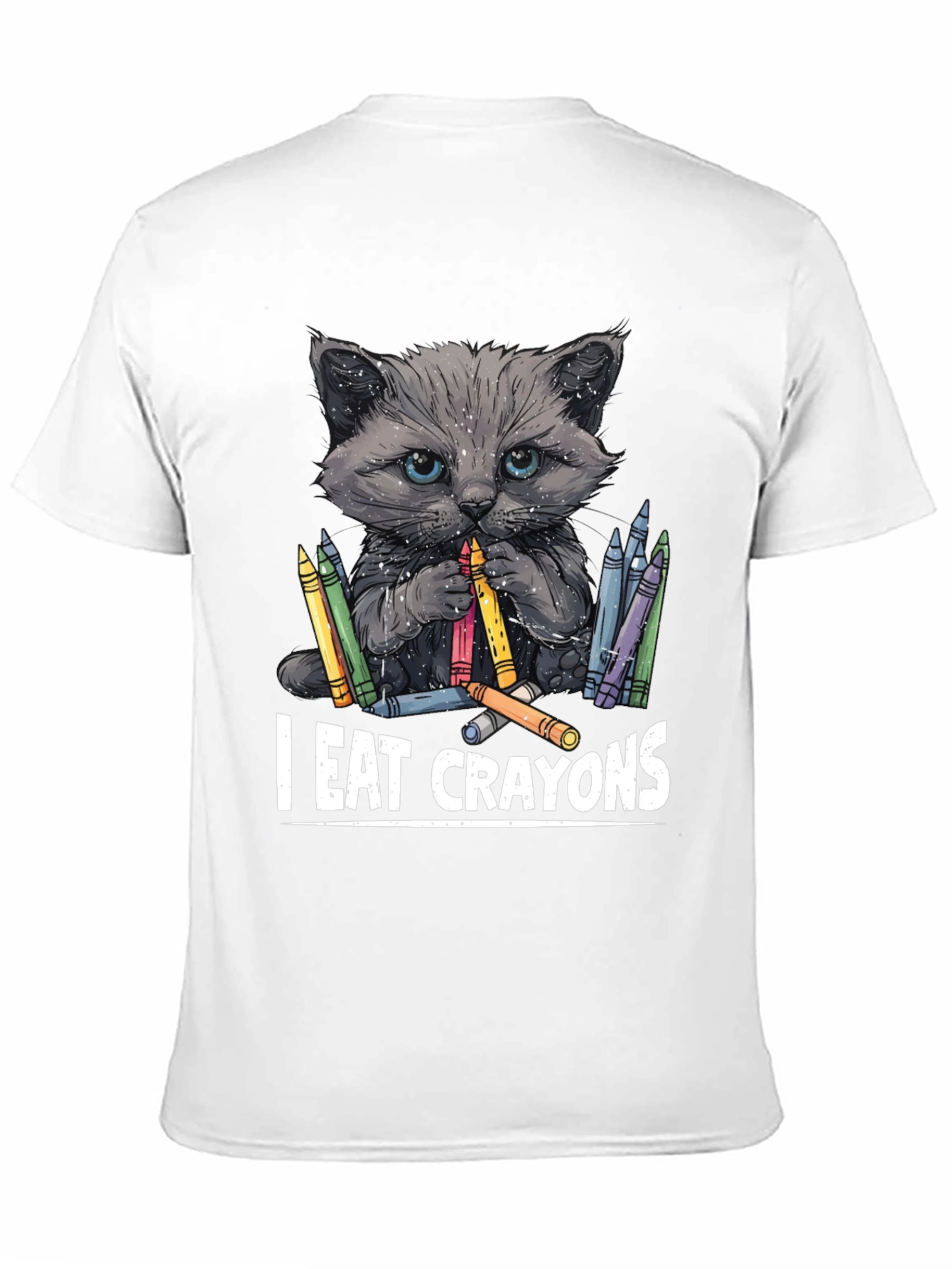 I Eat Crayons Cat T-Shirt