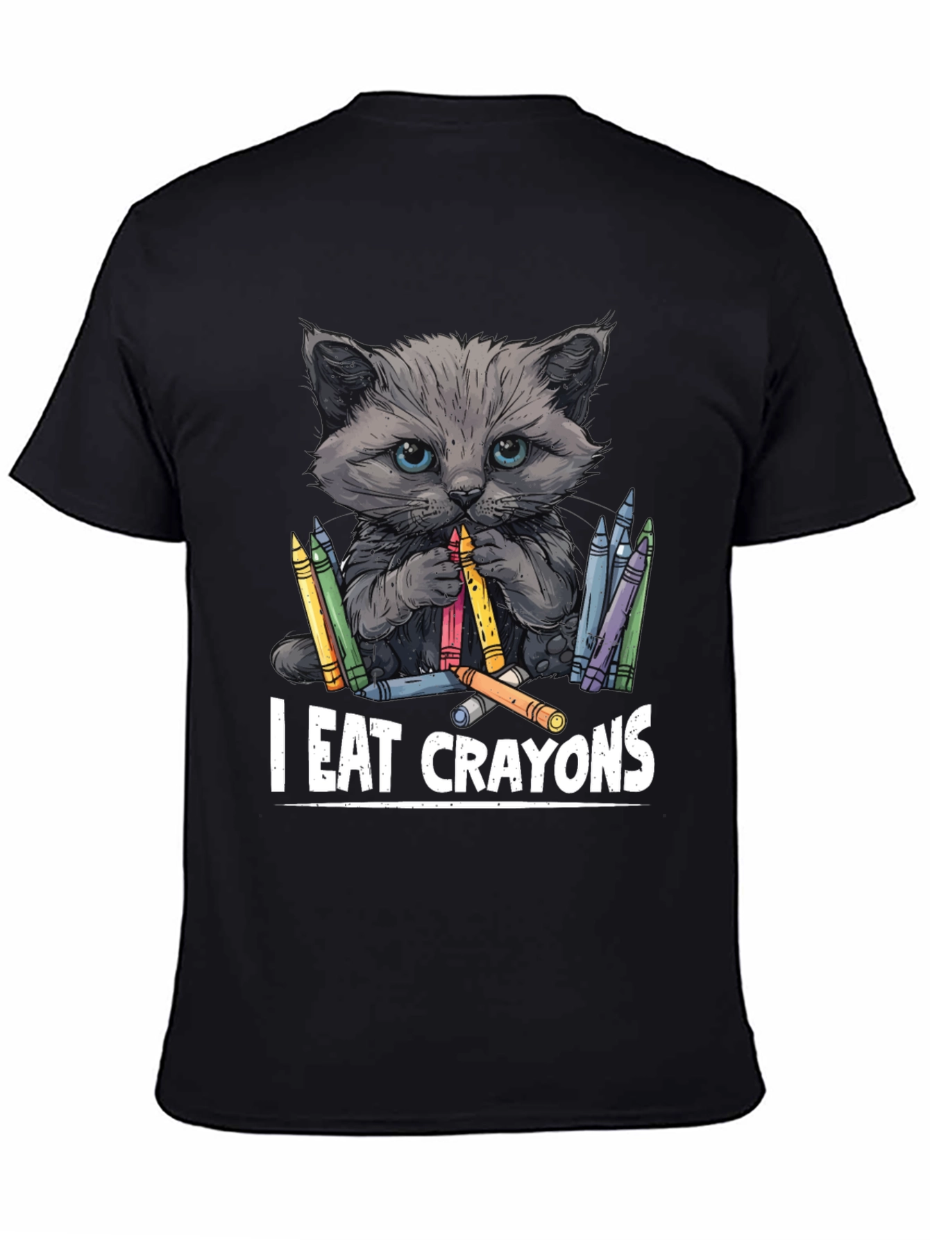 I Eat Crayons Cat T-Shirt
